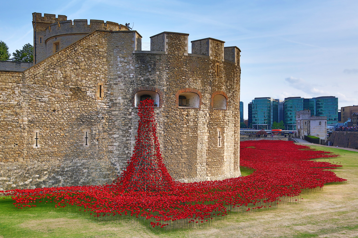 Opening of 'Blood Swept Lands and Seas of Red' at Tower of London
