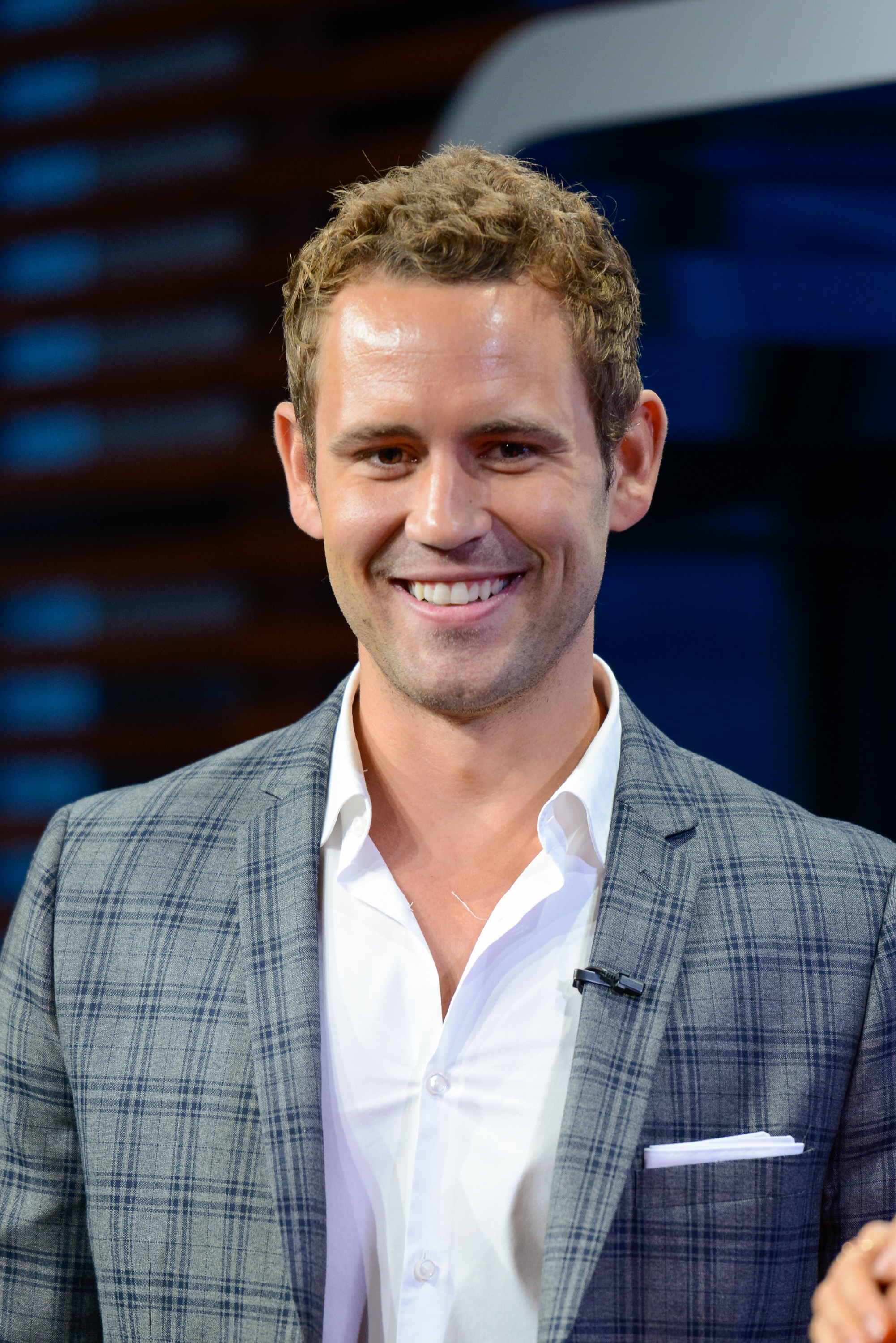 UNIVERSAL CITY, CA - JULY 30:  Nick Viall visits "Extra" at Universal Studios Hollywood on July 30, 2014 in Universal City, California.  (Photo by Noel Vasquez/Getty Images) (Noel Vasquez&mdash;Getty Images)