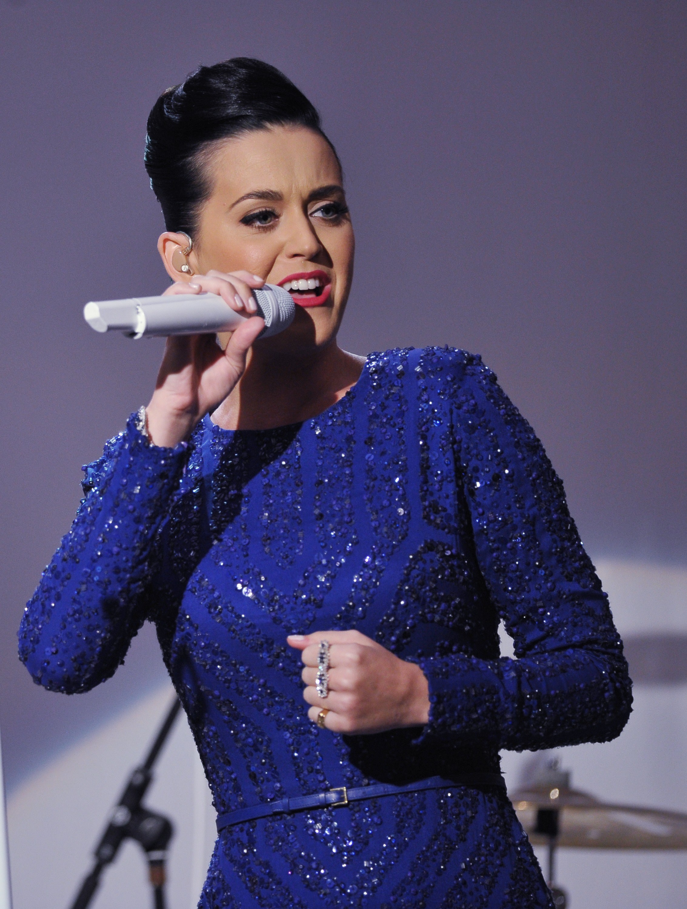 Singer Katy Perry performs at a concert in celebration of the Special Olympics on July 31, 2014 in the East Room of the White House in Washington, DC.    (MANDEL NGAN--AFP/Getty Images) (MANDEL NGAN&mdash;AFP/Getty Images)