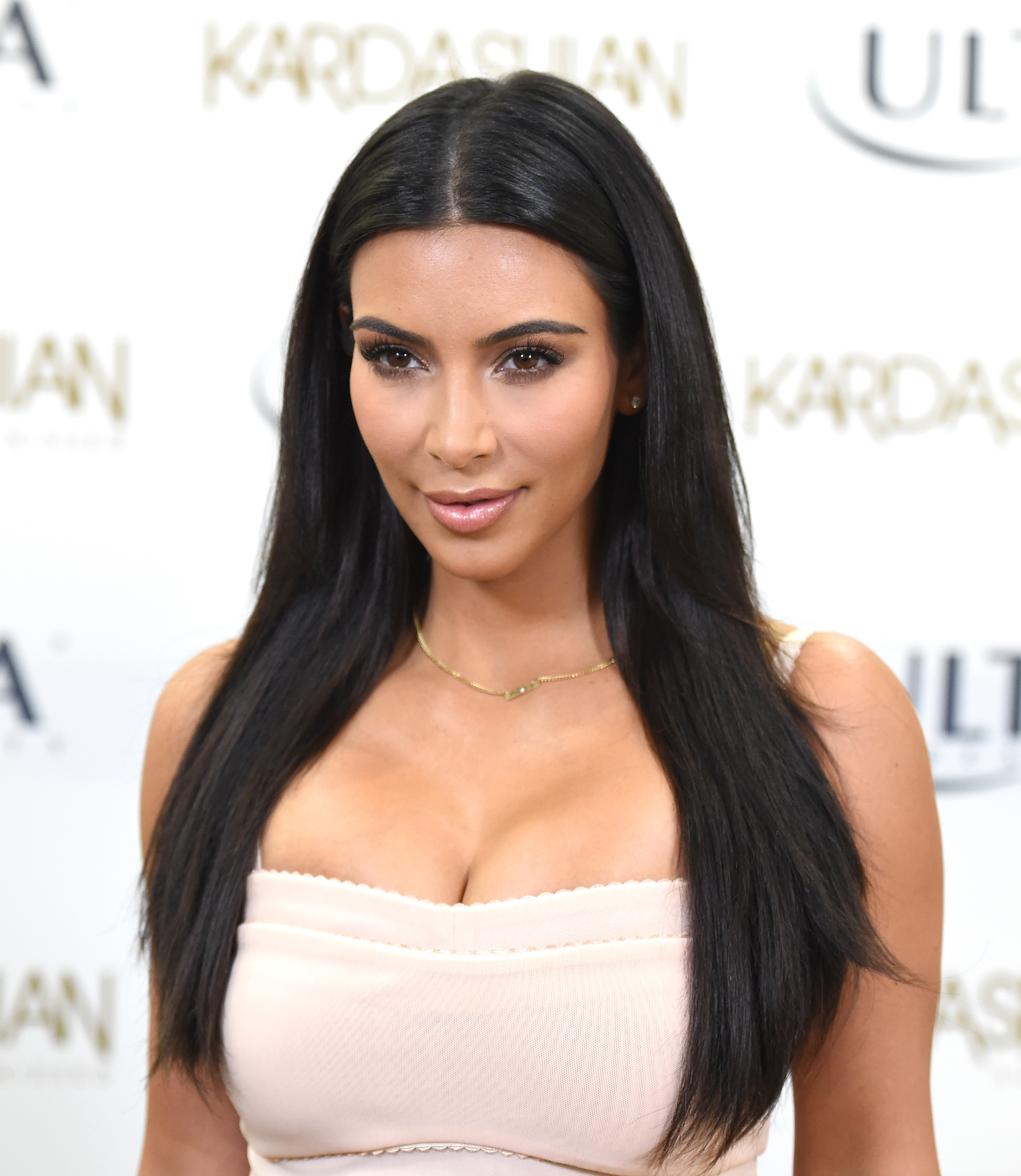Kim Kardashian celebrates summer with the Kardashian Sun Kissed line and fans at ULTA Beauty on August 6, 2014 in Los Angeles, California. (Jason Merritt—Getty Images)