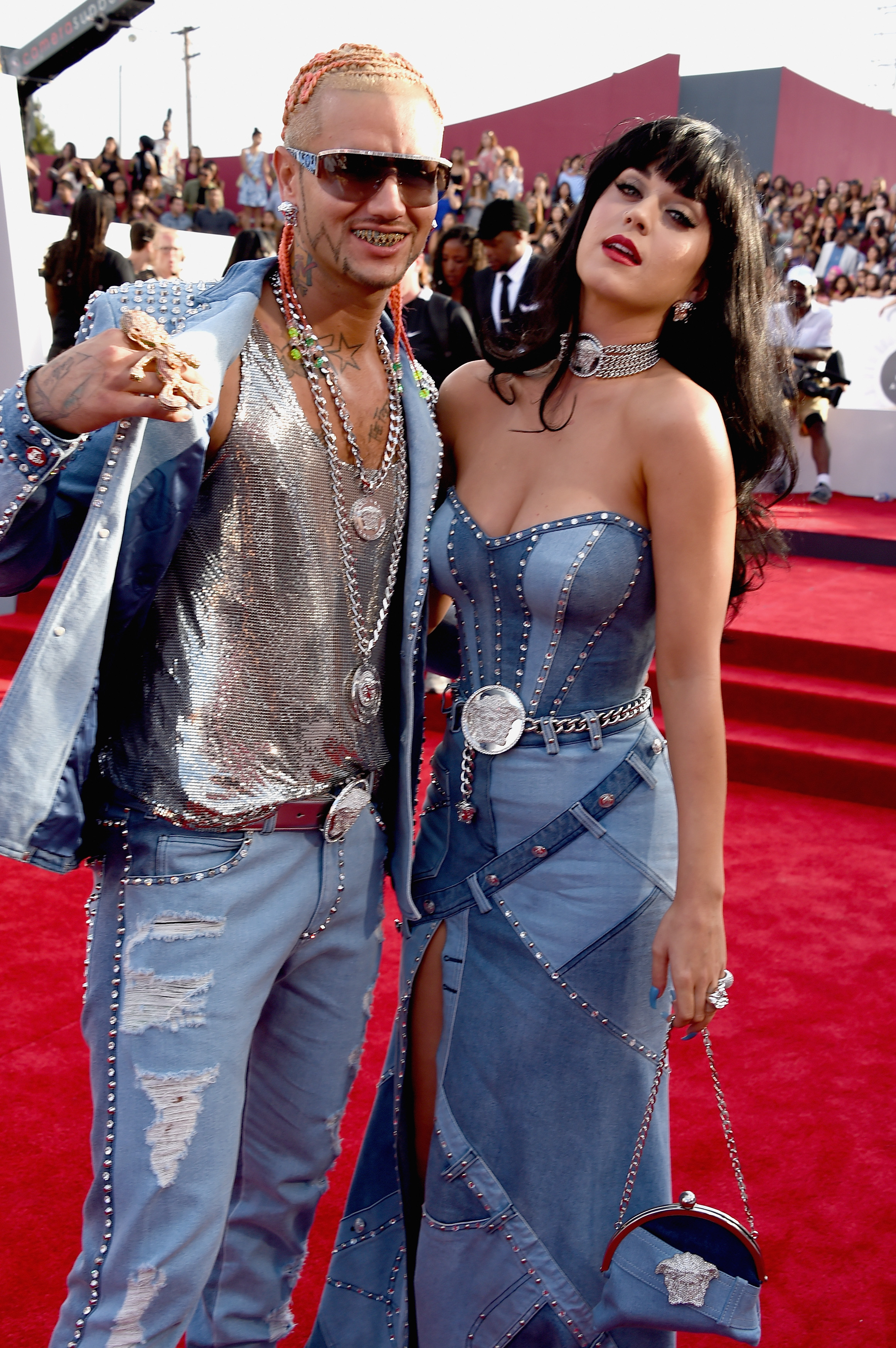 Riff Raff and Katy Perry attend the 2014 MTV Video Music Awards at The Forum on August 24, 2014 in Inglewood, California. (Steve Granitz—WireImage/Getty Images)