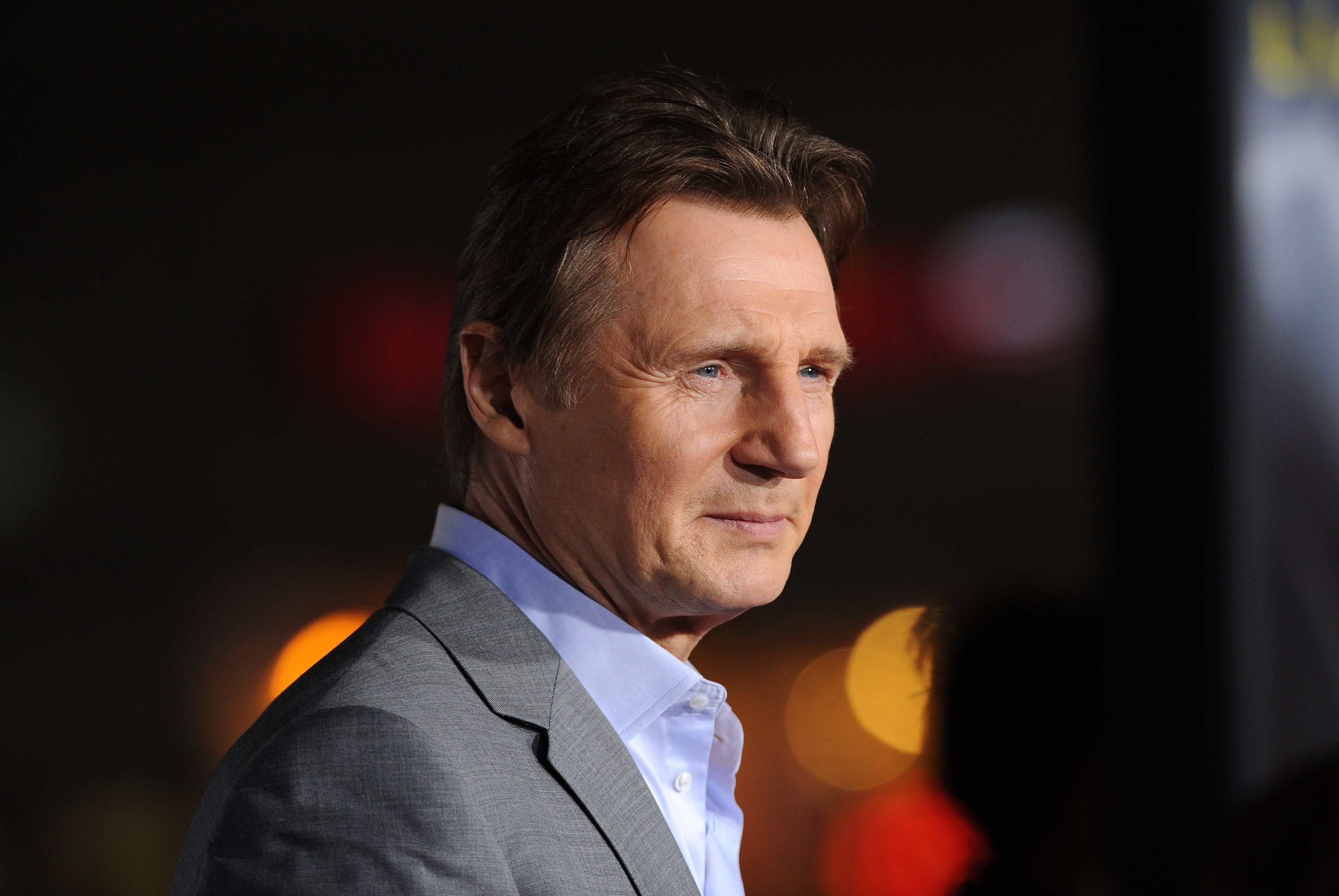 Liam Neeson at the Los Angeles premiere of "Non-Stop"