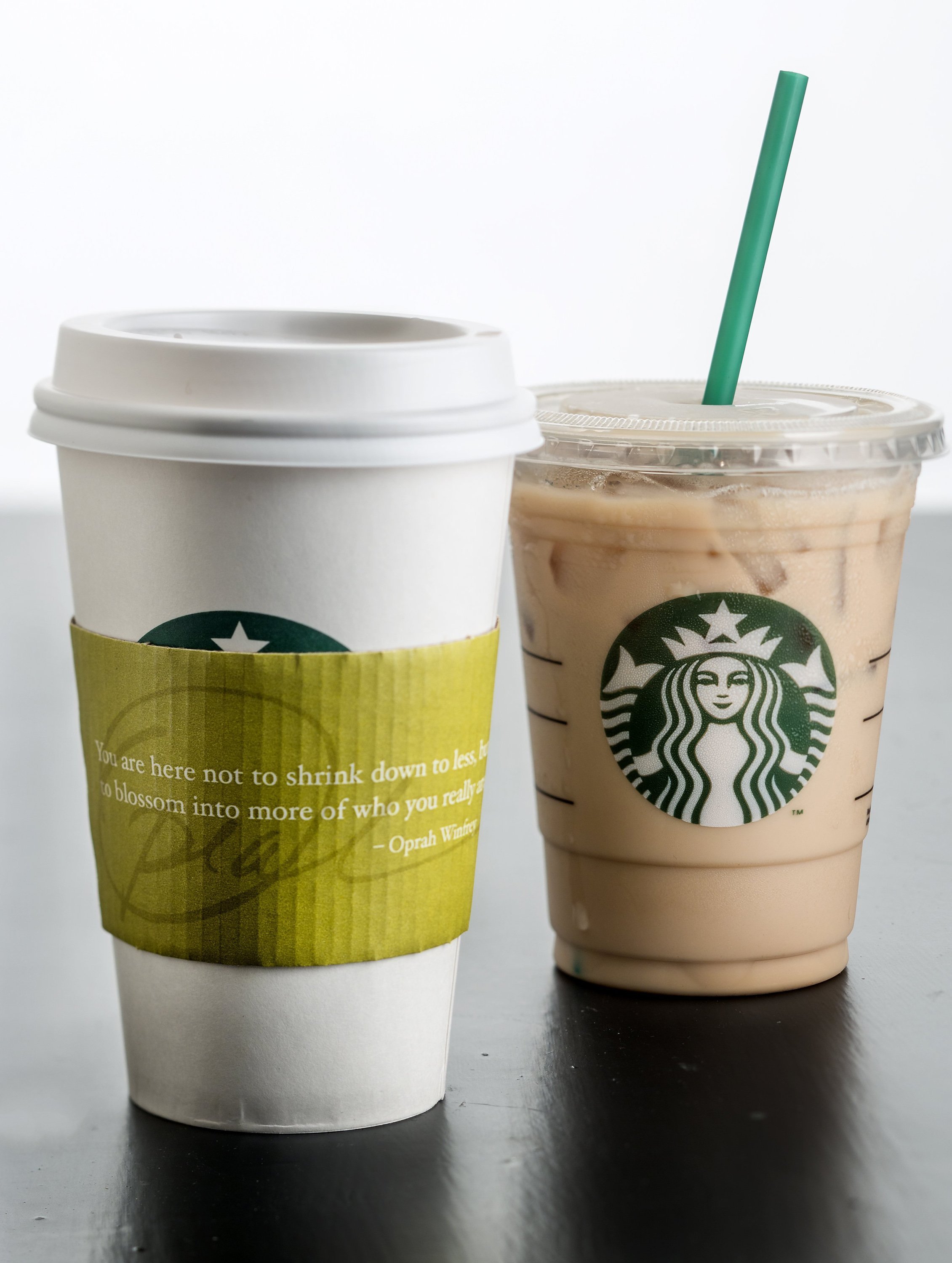 Chai tea from Oprah Winfrey is available in hot and cold servings at Starbucks. (Chicago Tribune&mdash;MCT via Getty Images)