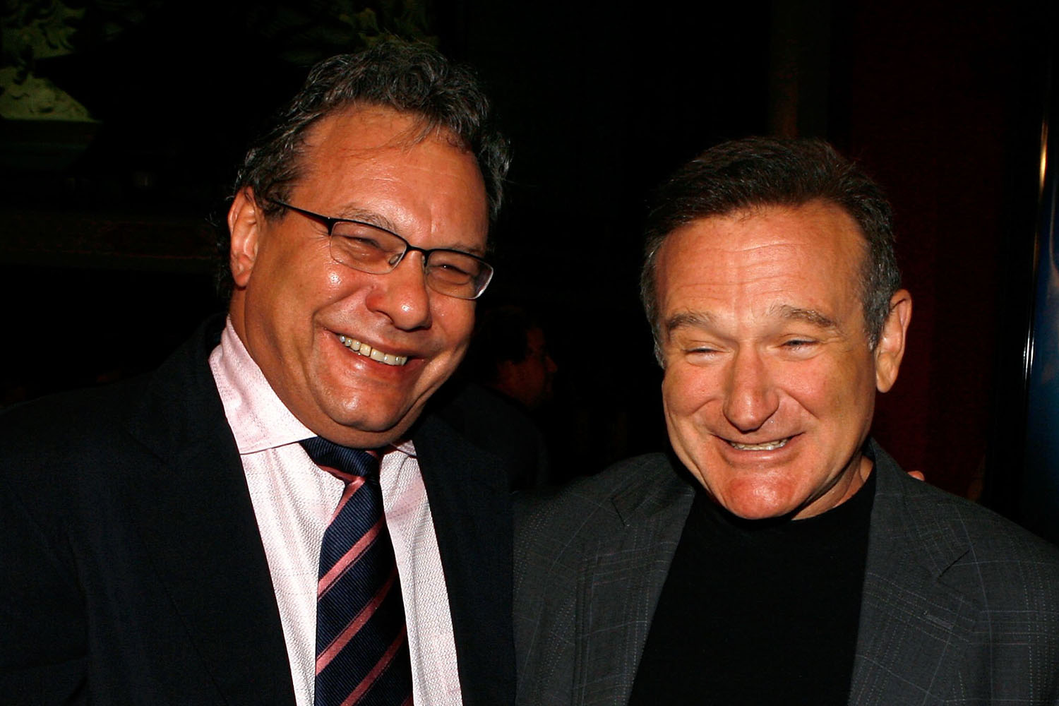 Lewis Black and Robin Williams (Kevin Winter—Getty Images)