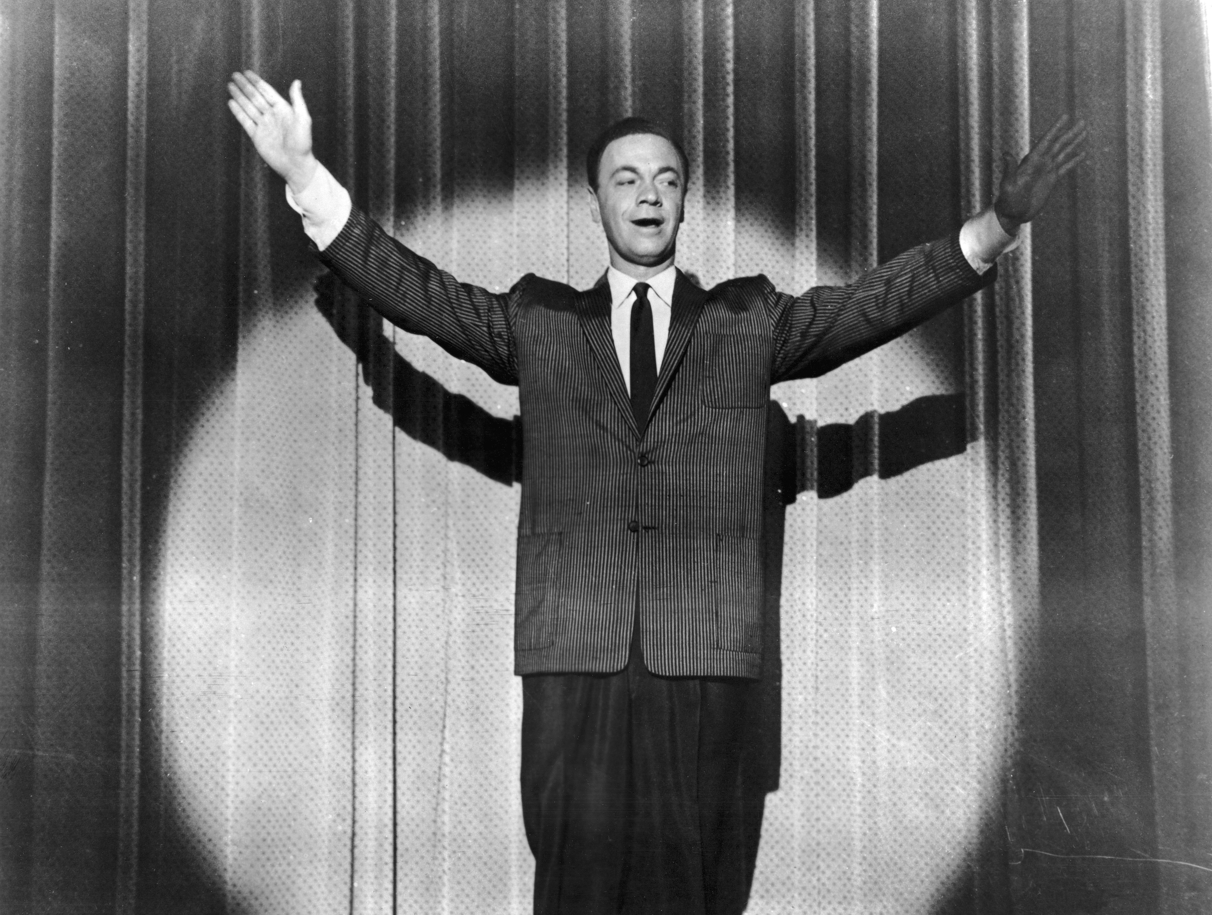 American disc jockey and rock 'n' roll promoter Alan Freed plays himself in the film 'Go, Johnny, Go!', directed by Paul Landres in 1959. Freed's ashes will be removed from the Rock and Roll Hall of Fame and Museum in Cleveland, Ohio on Tuesday, August 5, 2014. (Archive Photos&amp;mdash;Getty Images)