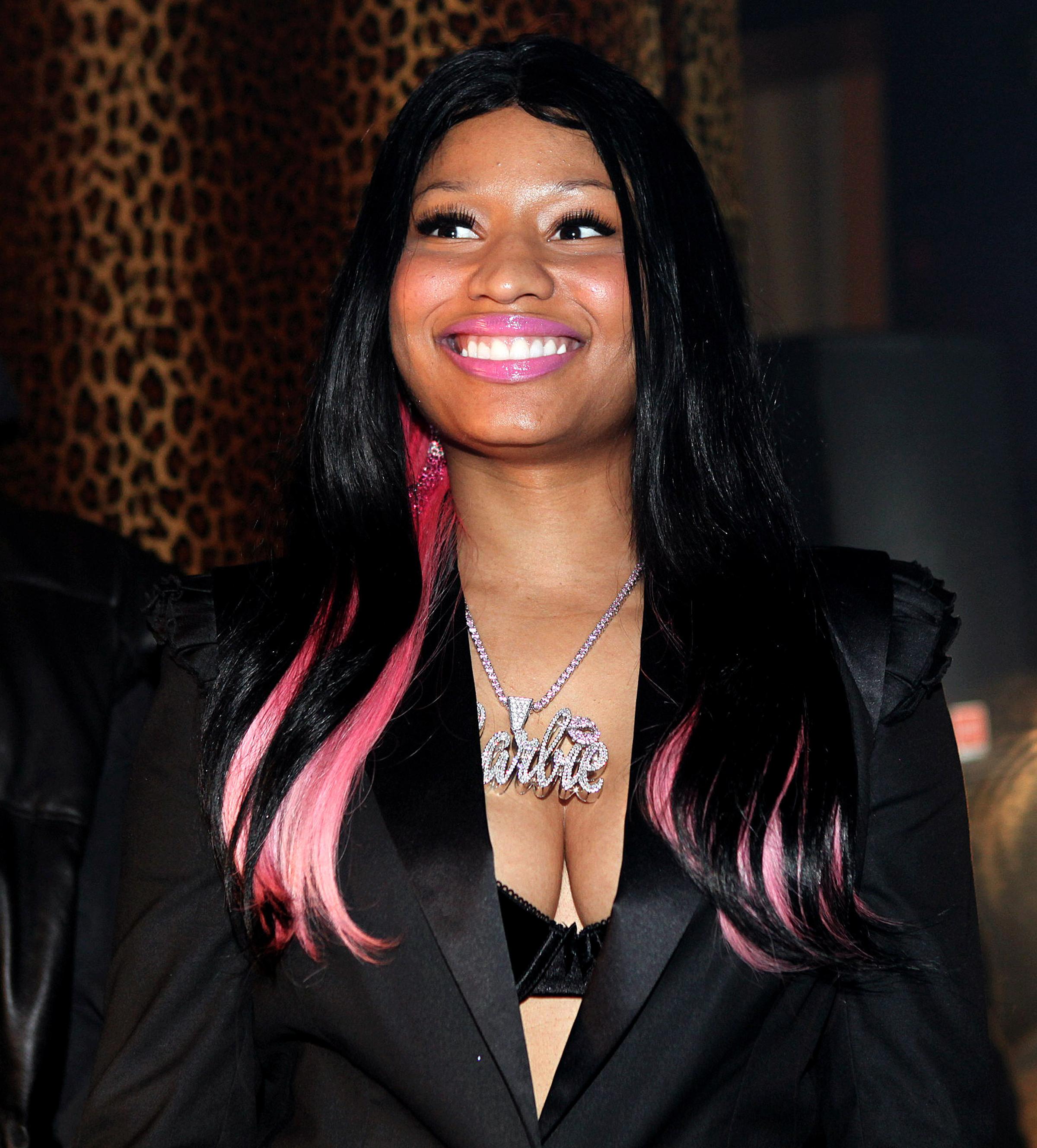 Nicki Minaj Seen At M2 Ultra Lounge In New York City