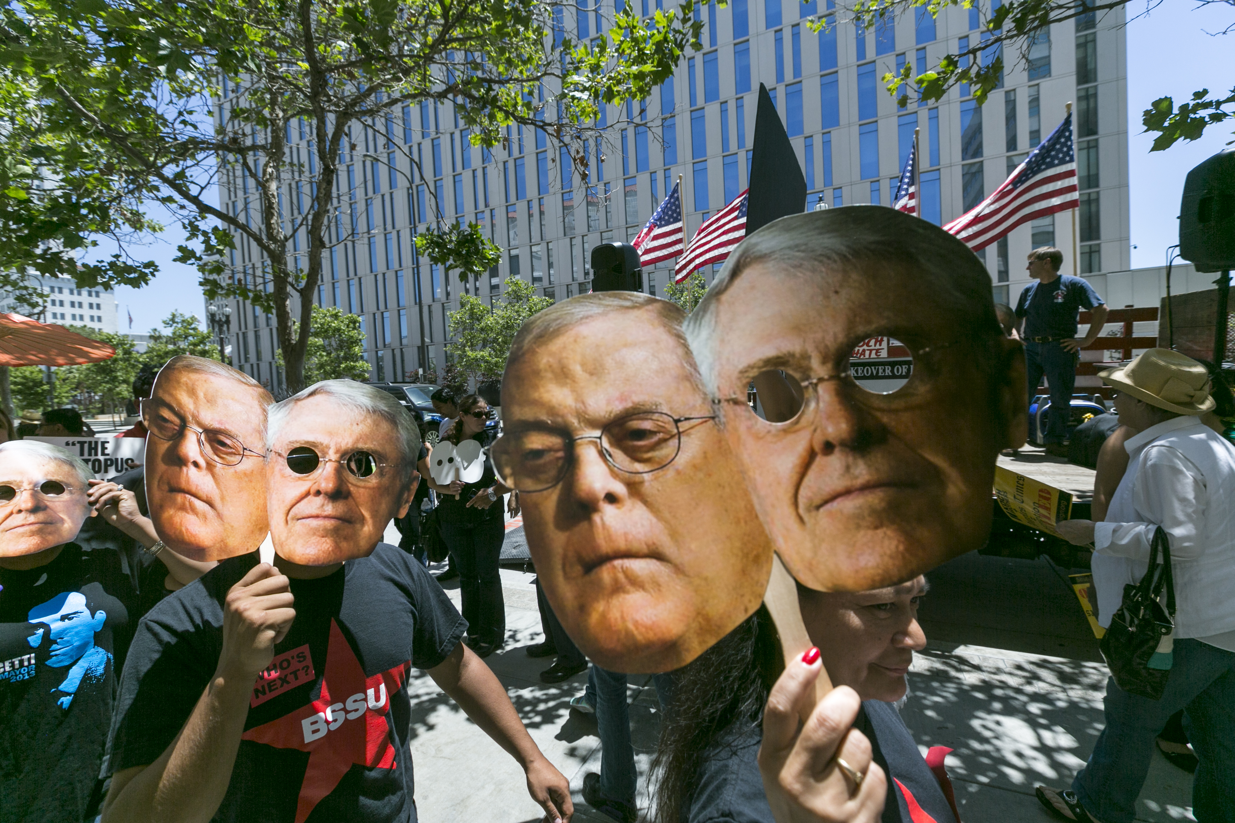 Koch Brothers Protest