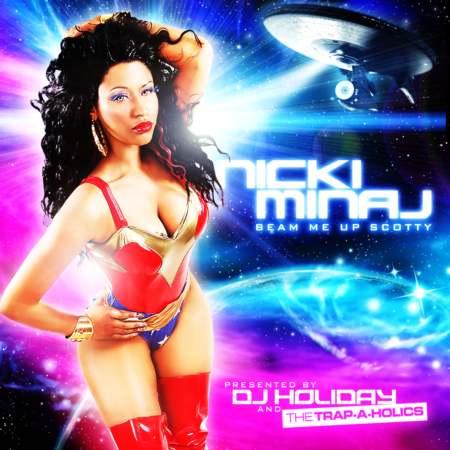 Cover art for Nicki Minaj's  Beam Me Up Scotty  mixtape