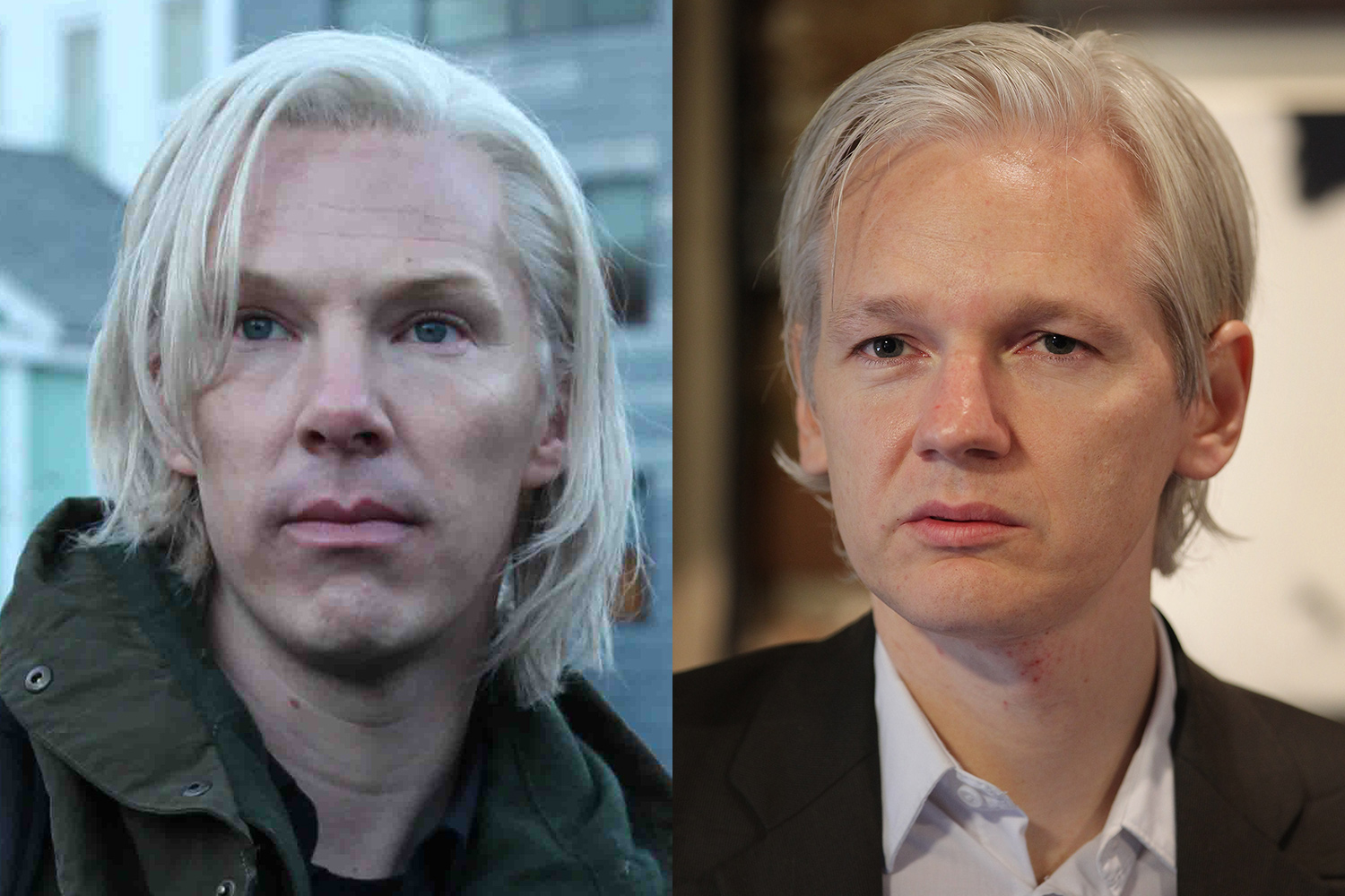 Benedict Cumberbatch plays Julian Assange in The Fifth Estate.
