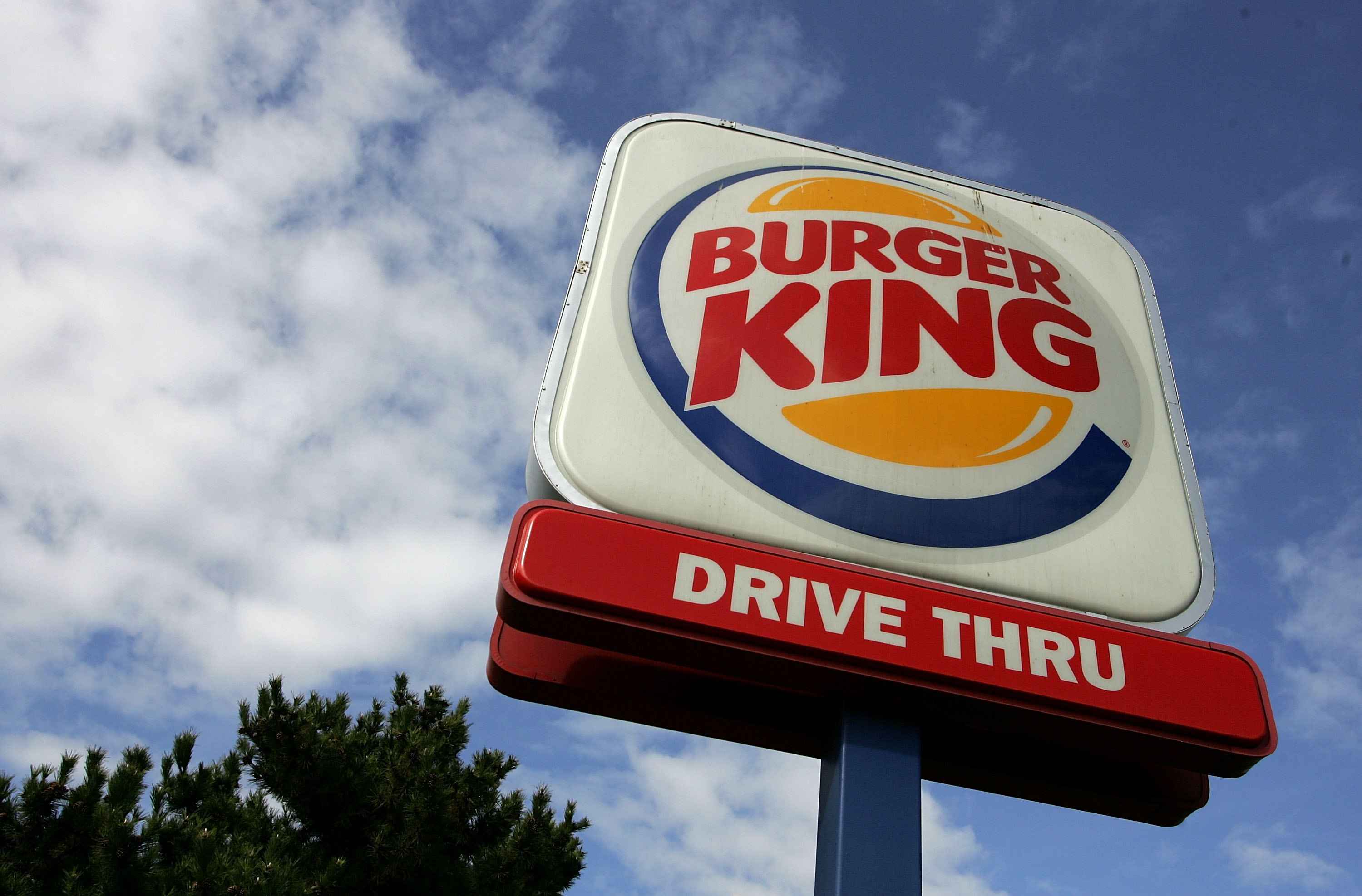 A sign stands outside a Burger King restaurant on Nov. 1, 2006 in San Francisco.