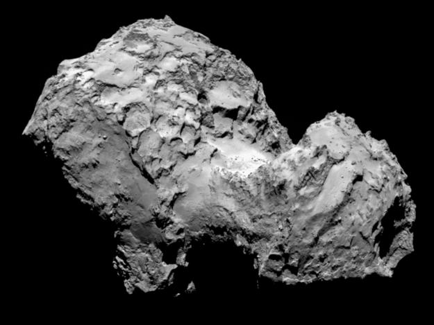 Behind the veil: Comet 67P—like all comets—is a lot less glamorous without its tail