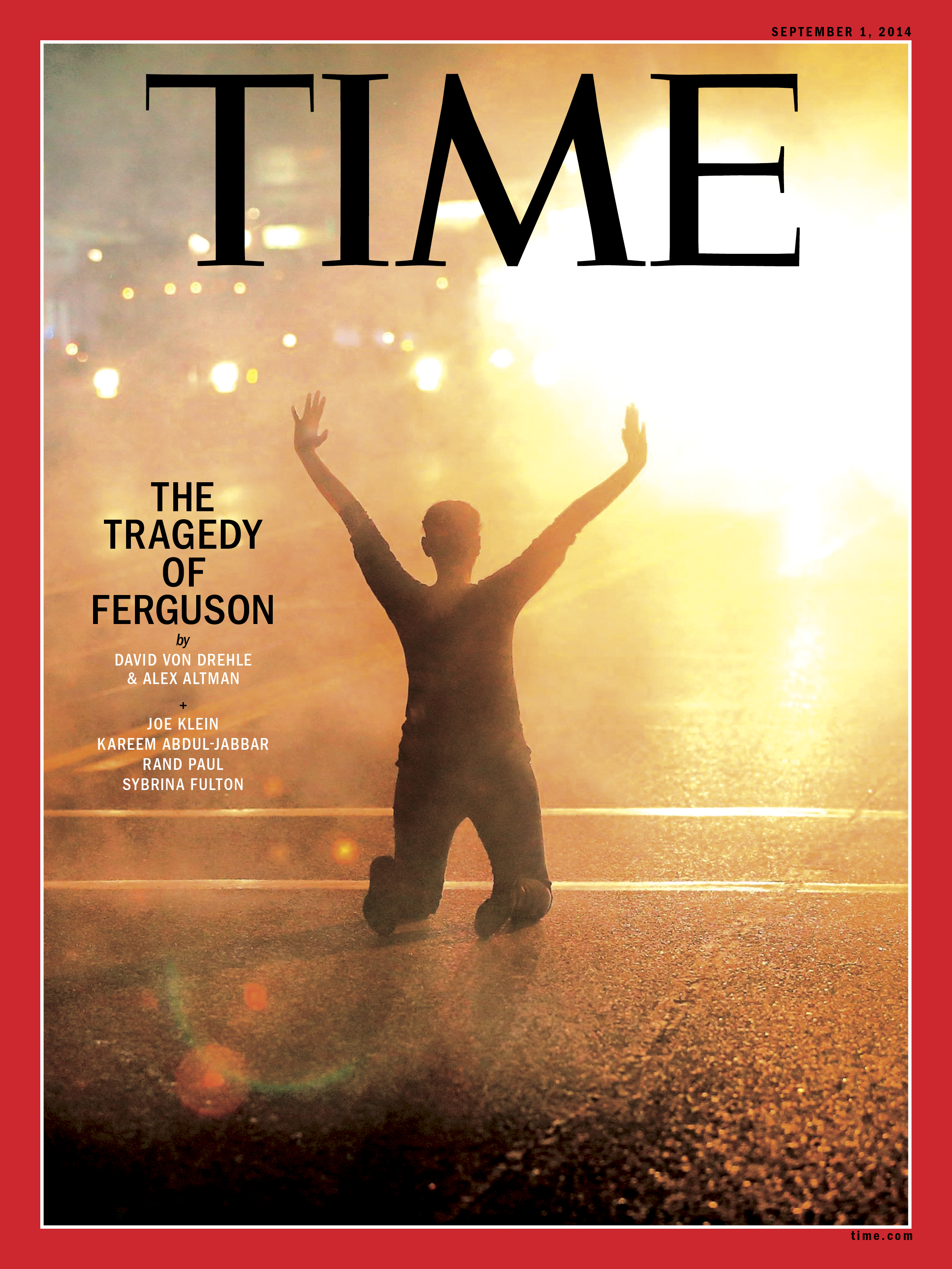 Ferguson Tragedy Time Magazine Cover 140901