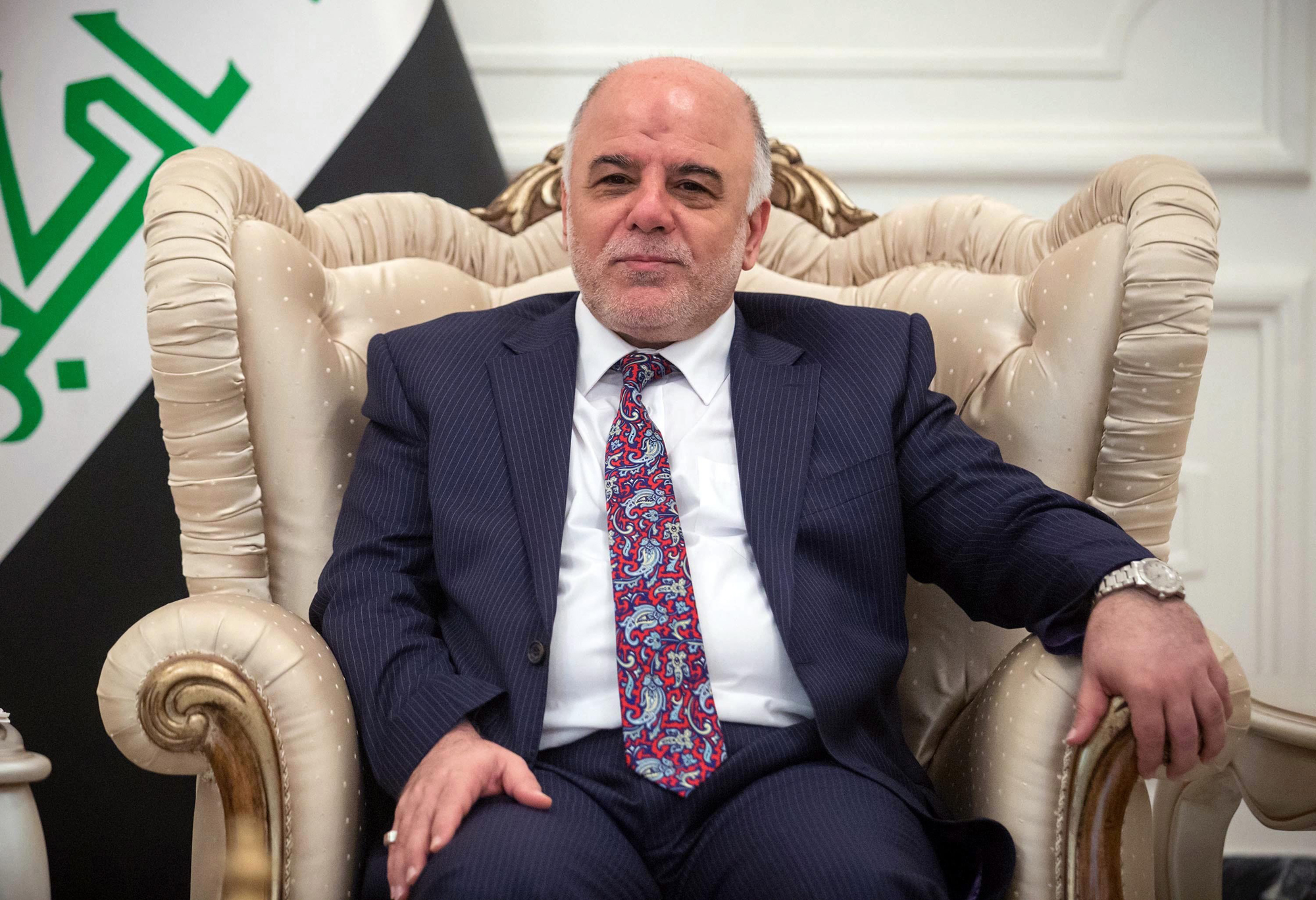 Iraq's new prime minister Haidar Al-Abadi in Bagdad, Aug. 16, 2014. (Michael Kappeler—EPA)