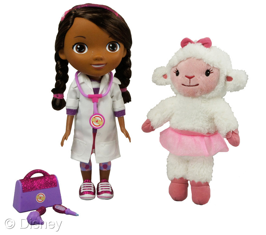 'Time for Your Checkup' Doc McStuffins Doll with Lambie (Disney Junior)