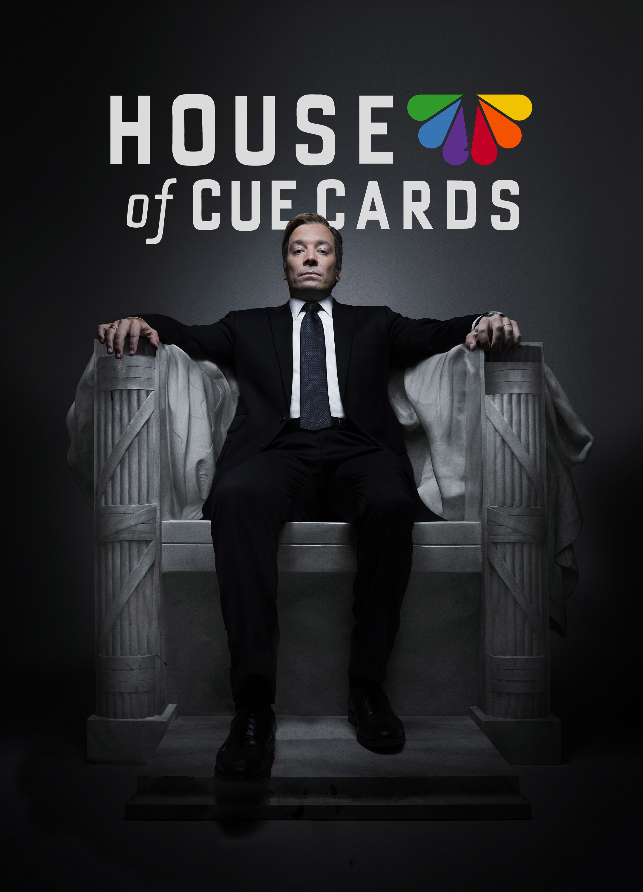 THE TONIGHT SHOW STARRING JIMMY FALLON -- Episode 0106 -- Pictured: "House of Cue Cards" key art -- (Photo by: Douglas Gorenstein/NBC/NBCU Photo Bank via Getty Images) (NBC/Getty Images)