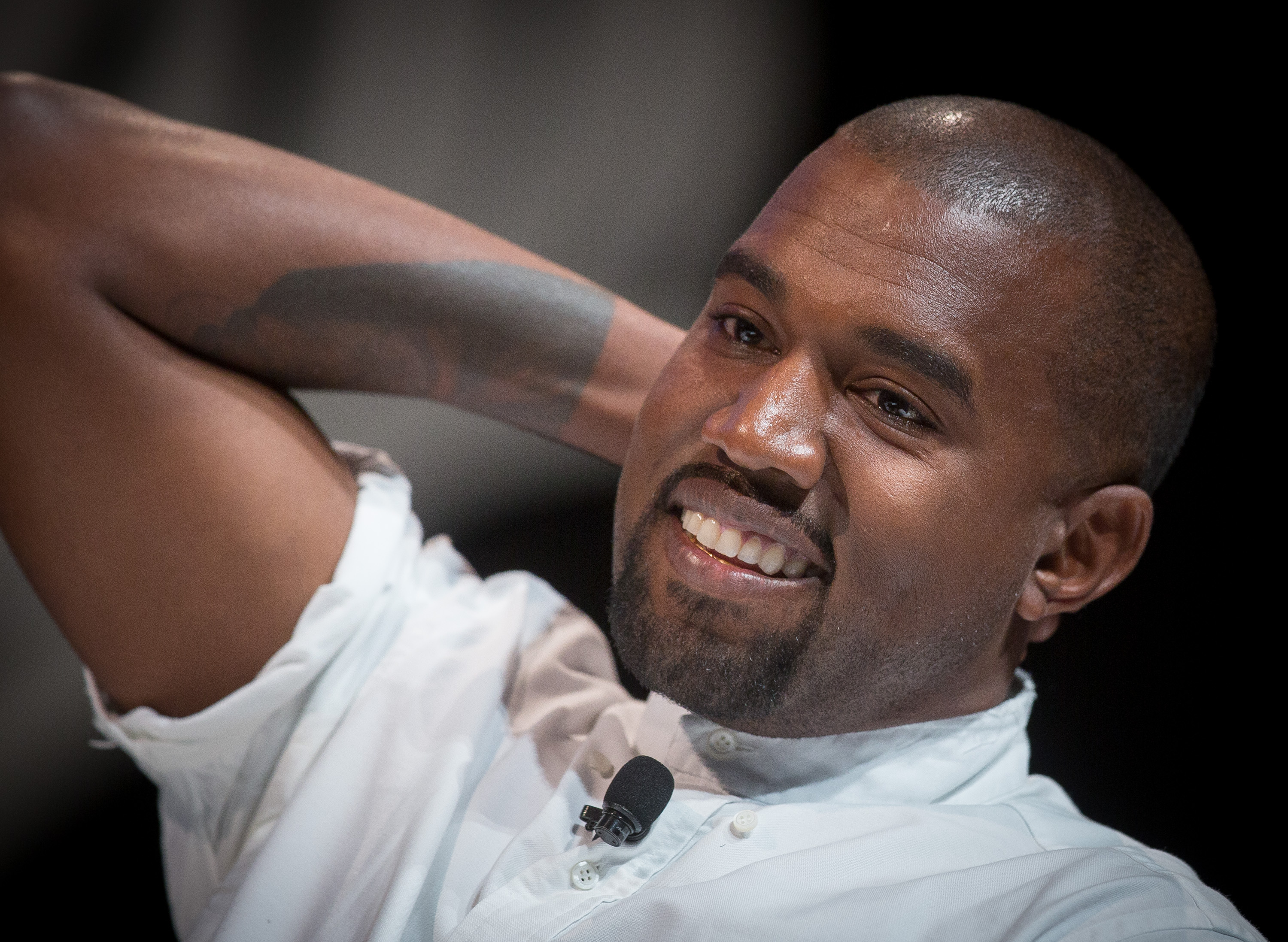 Kanye West attends the 2014 Cannes Lions on June 17, 2014 in Cannes, France. (Didier Baverel—WireImage /  Getty Images)