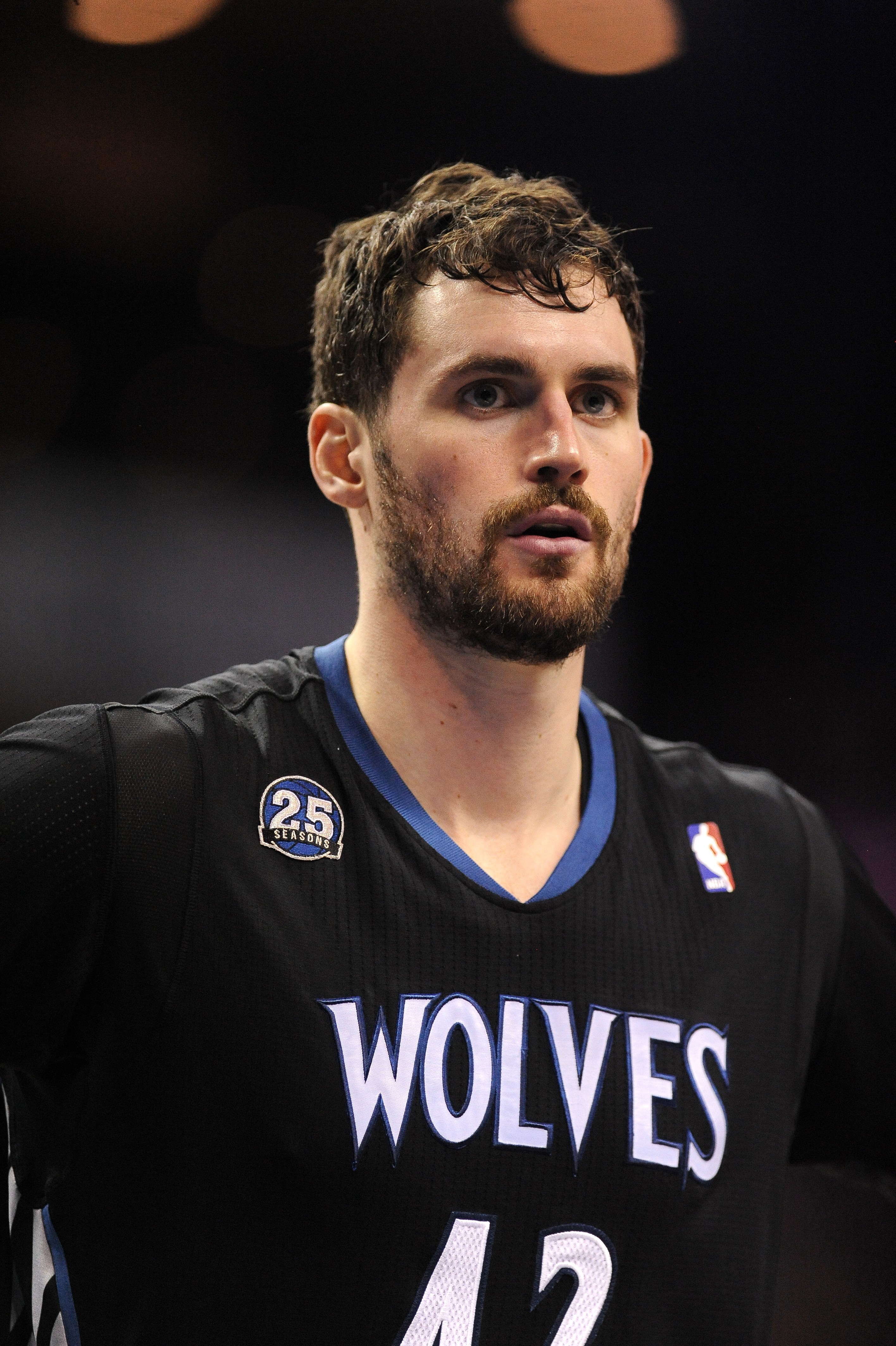 Kevin Love of the Minnesota Timberwolves during a NBA game between the Charlotte Bobcats and the Minnesota Timberwolves at the Time Warner Arena on March 14, 2014 in Charlotte, North Carolina (Don Kelly—Corbis)