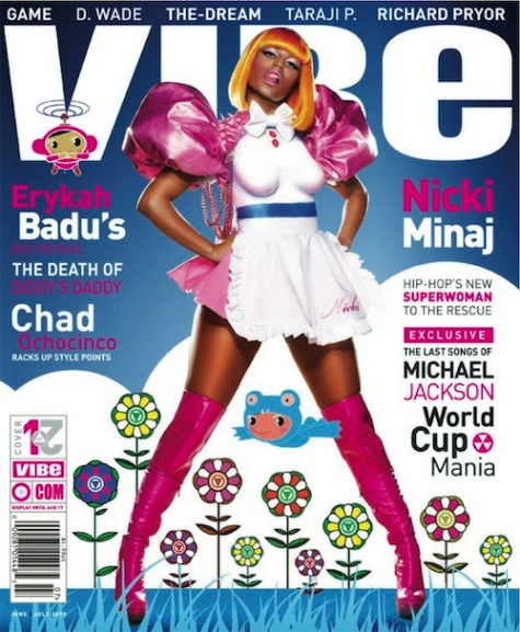 Nicki Minaj on the cover of July 2010 issue of Vibe Magazine