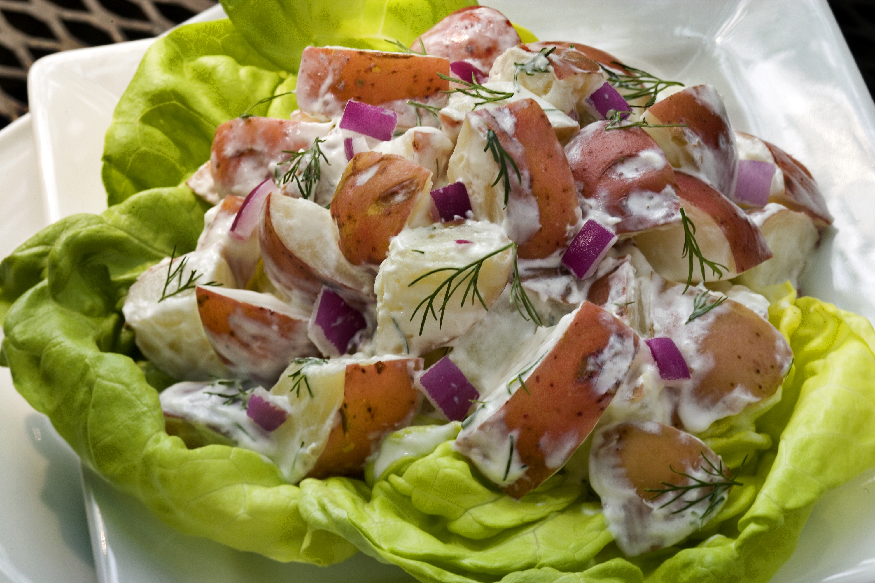 Scandinavian potato salad from Silver Palate. (Chicago Tribune—MCT via Getty Images)
