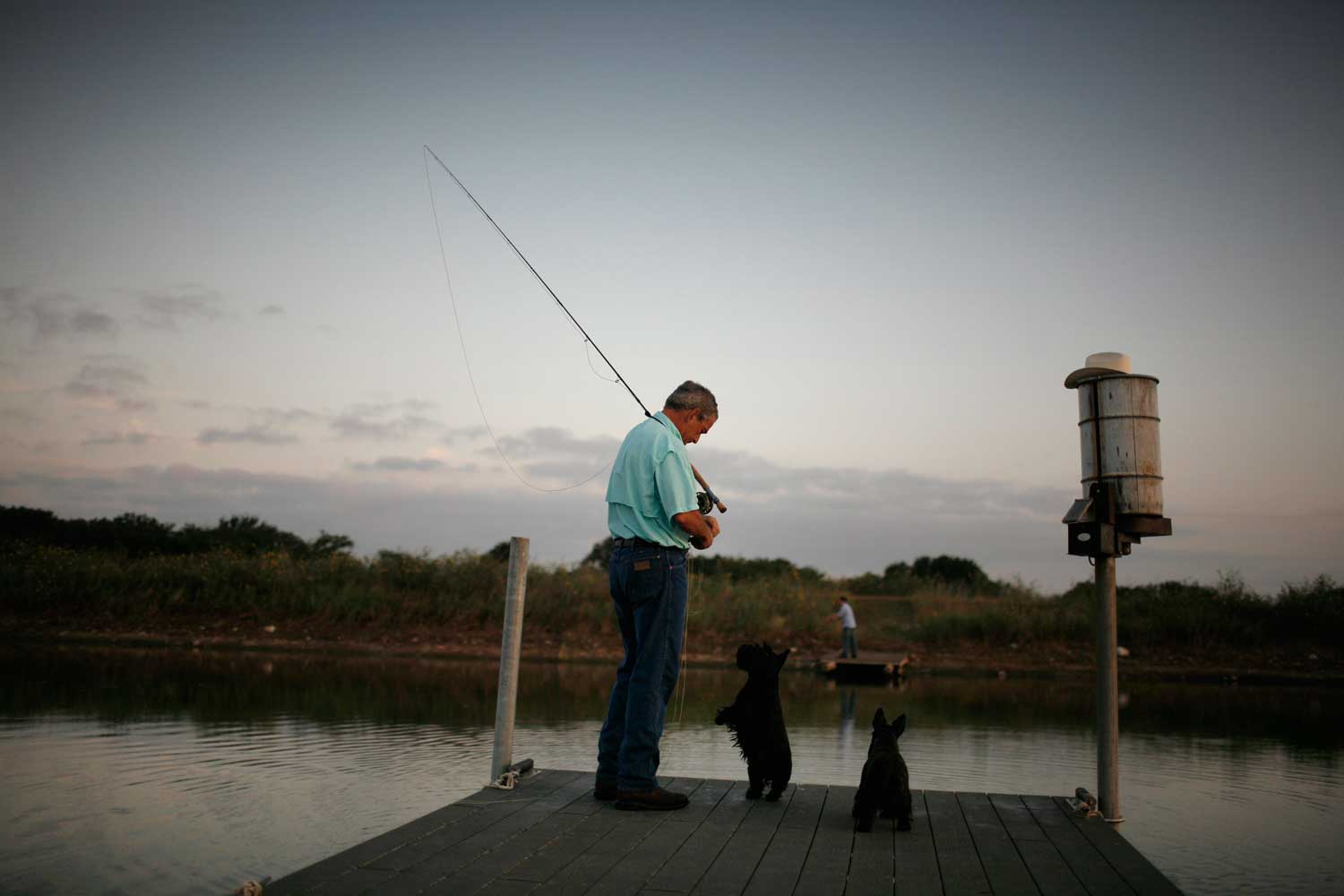 President Bush vacations on his ranch on August 24, 2007 in Crawford, Texas.