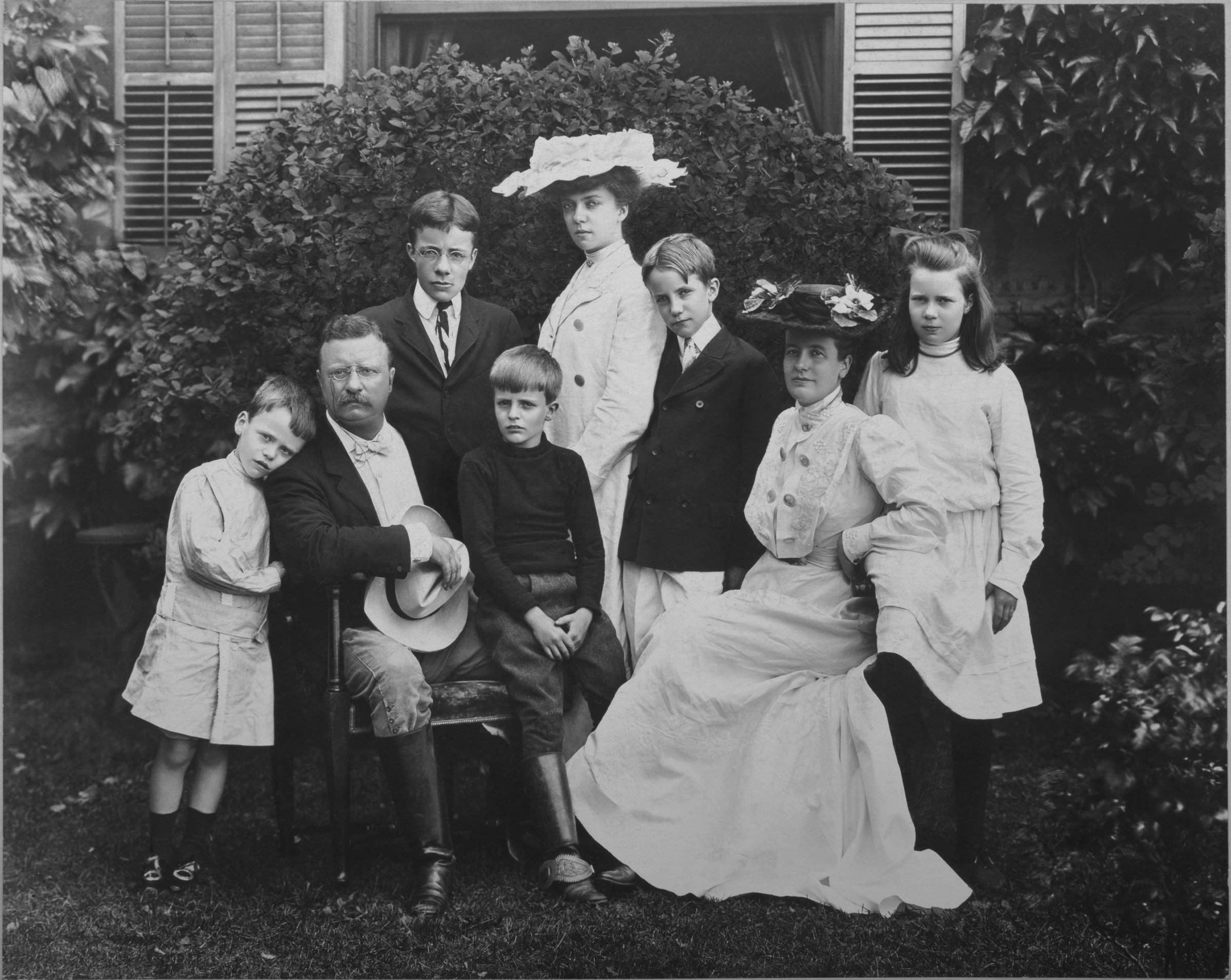 President Theodore Roosevelt with his family, 1903Photo credit: Theodore Roosevelt Birthplace NHS