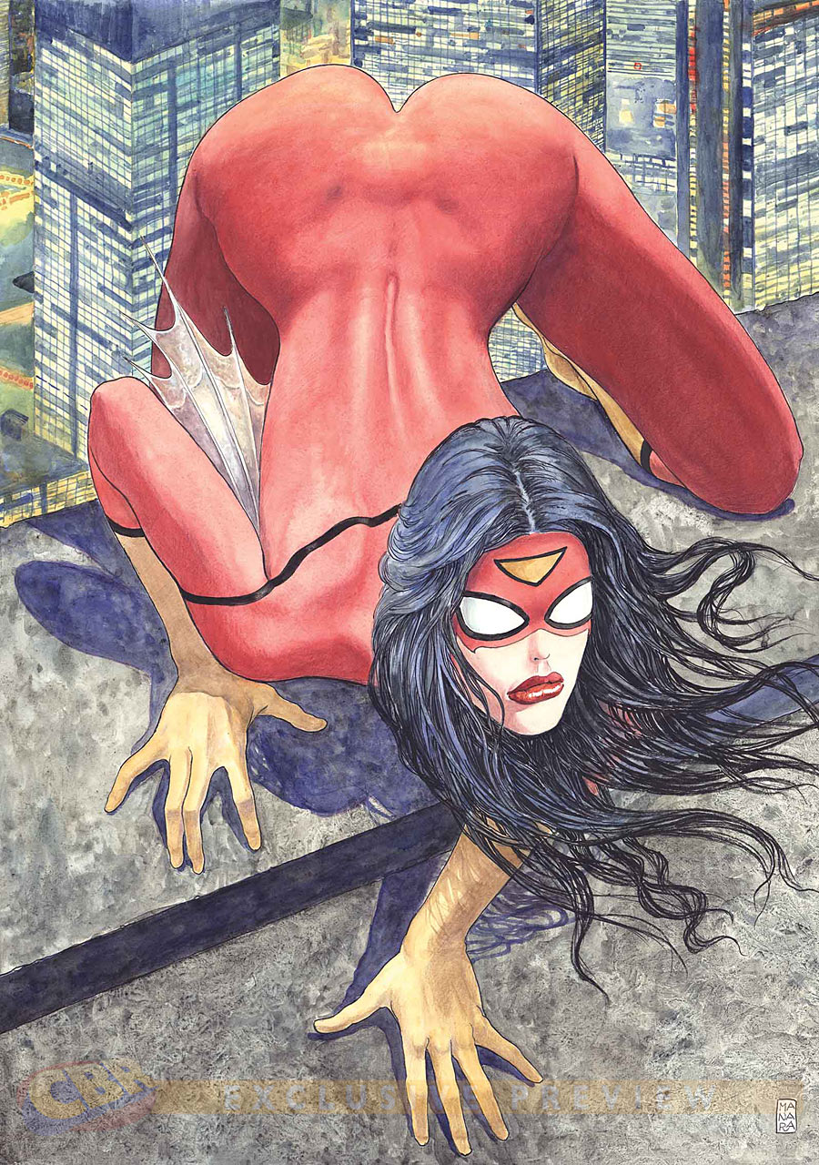 Spider-Woman #1 Variant Cover by Milo Manara (Marvel Comics)