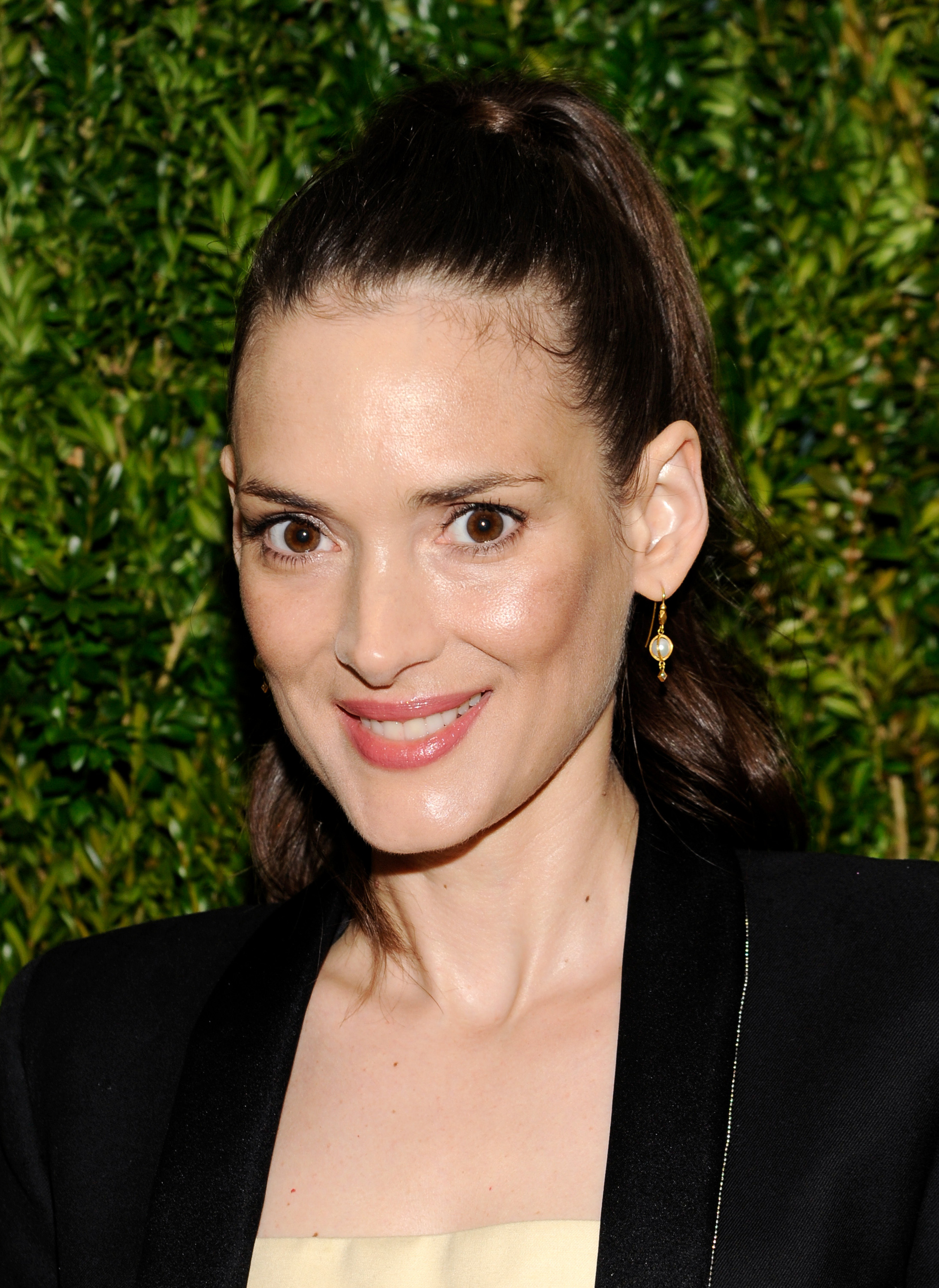 Actress Winona Ryder attends special screening of "Turks and Caicos" hosted by Vogue and The Cinema Society at the Crosby Street Hotel on April 7, 2014, in New York.
