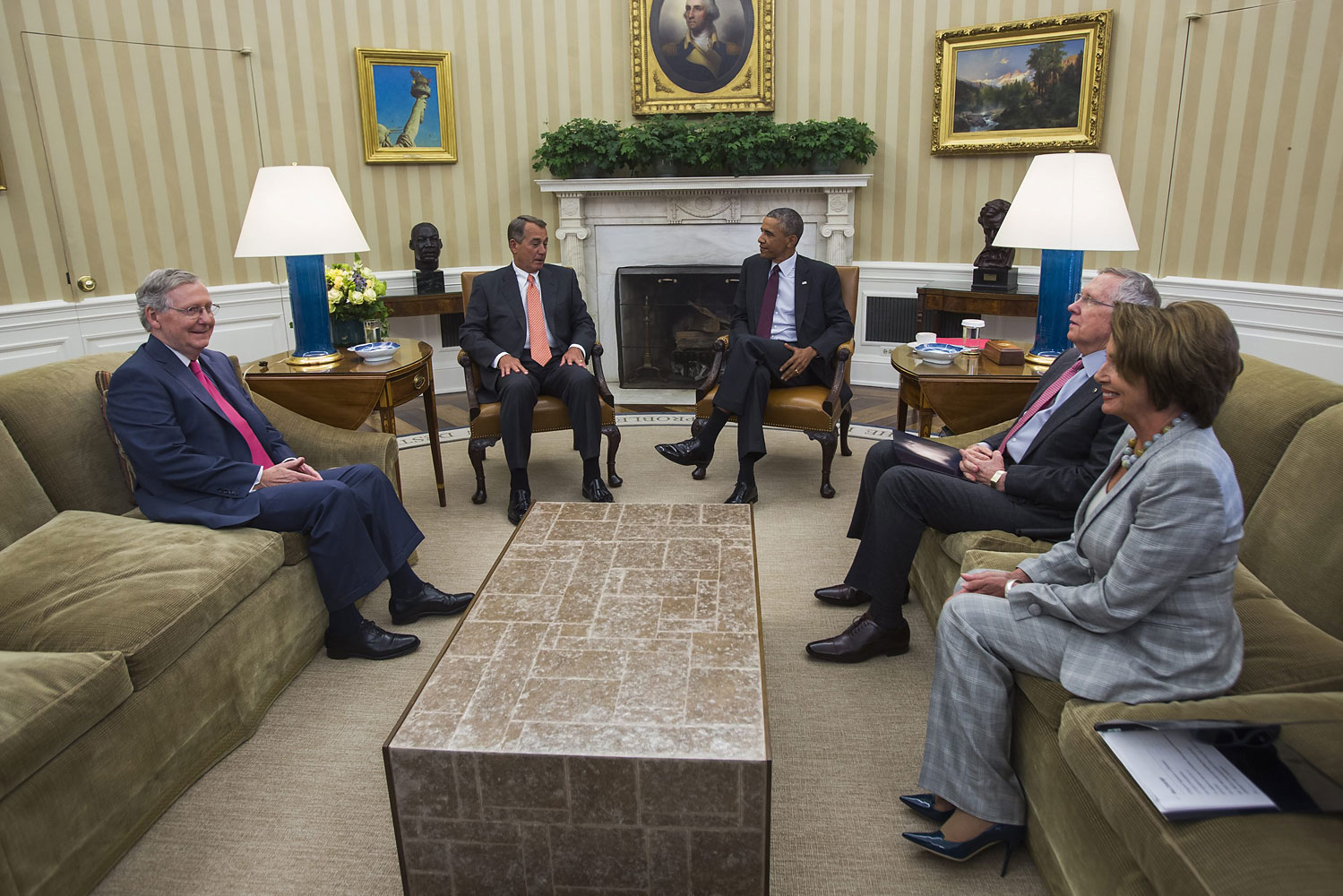 Obama Meets With Congress About ISIS Threat at White House