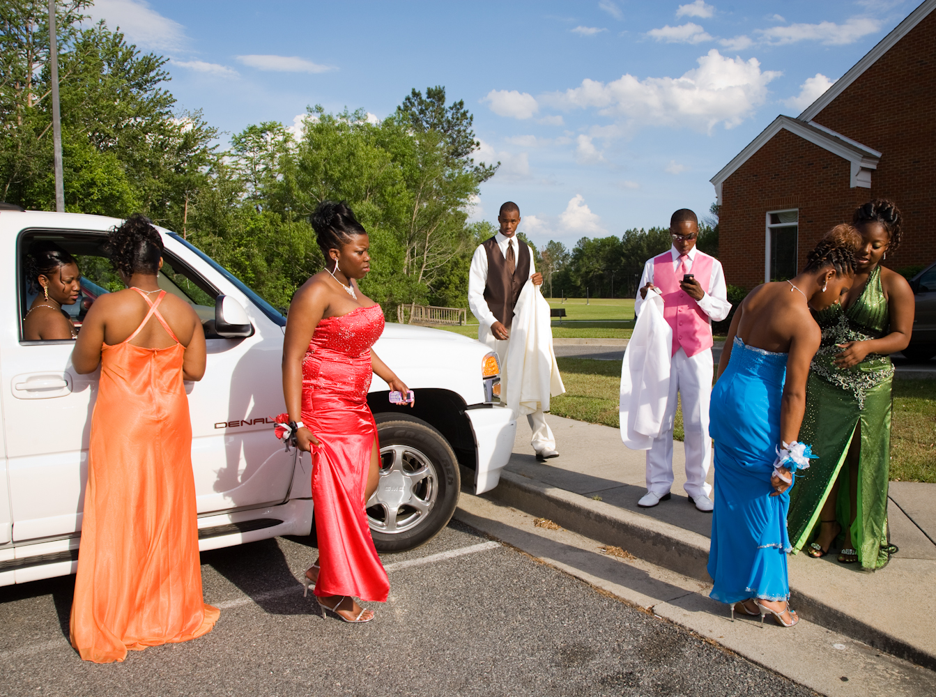 Students Arriving at the Black Prom, Vidalia, GA, May 2, 2009
