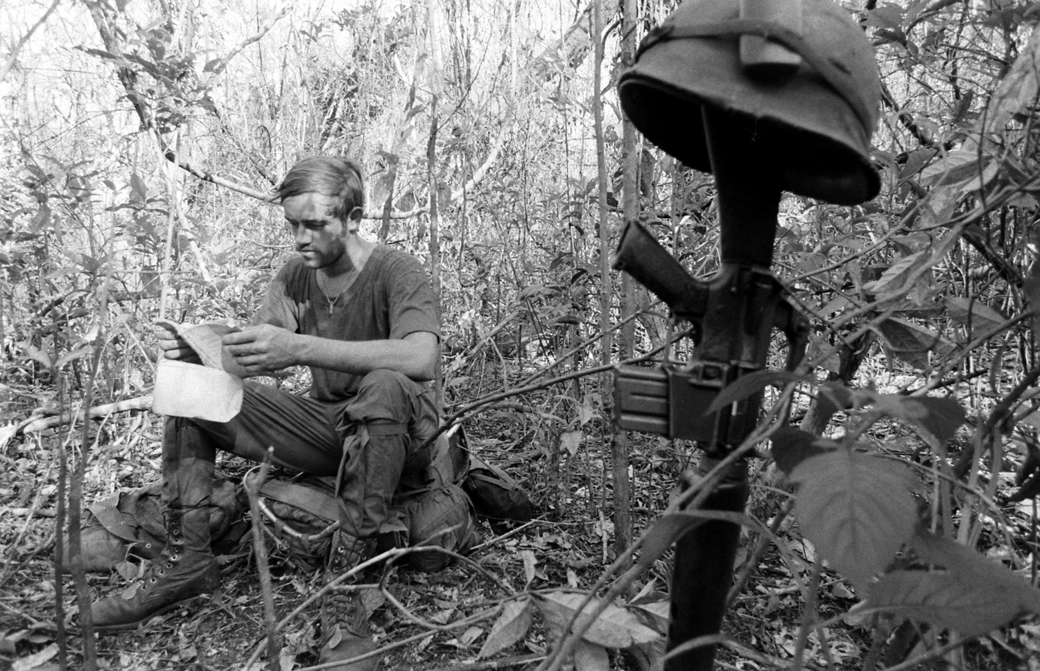Sgt. Mike Ball, Vietnam, circa 1970.