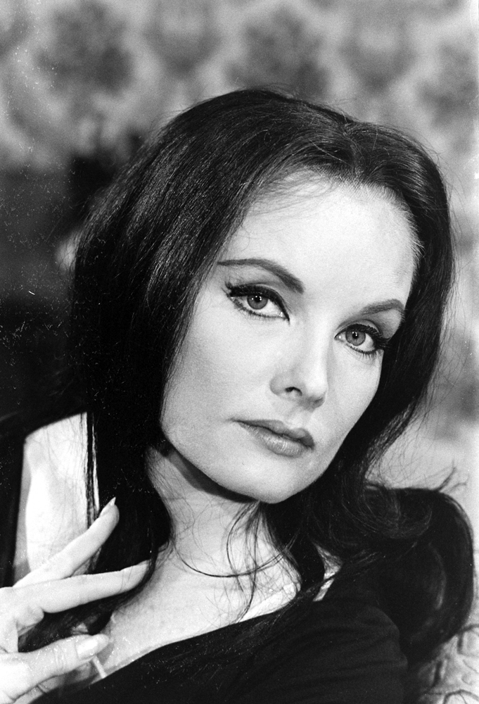 Actress who tried out for the role of Morticia Addams, 1964.