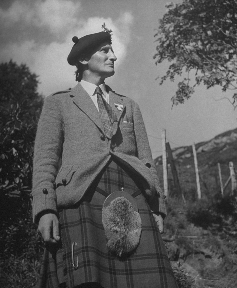 An unidentified Scottish nationalist, 1945.