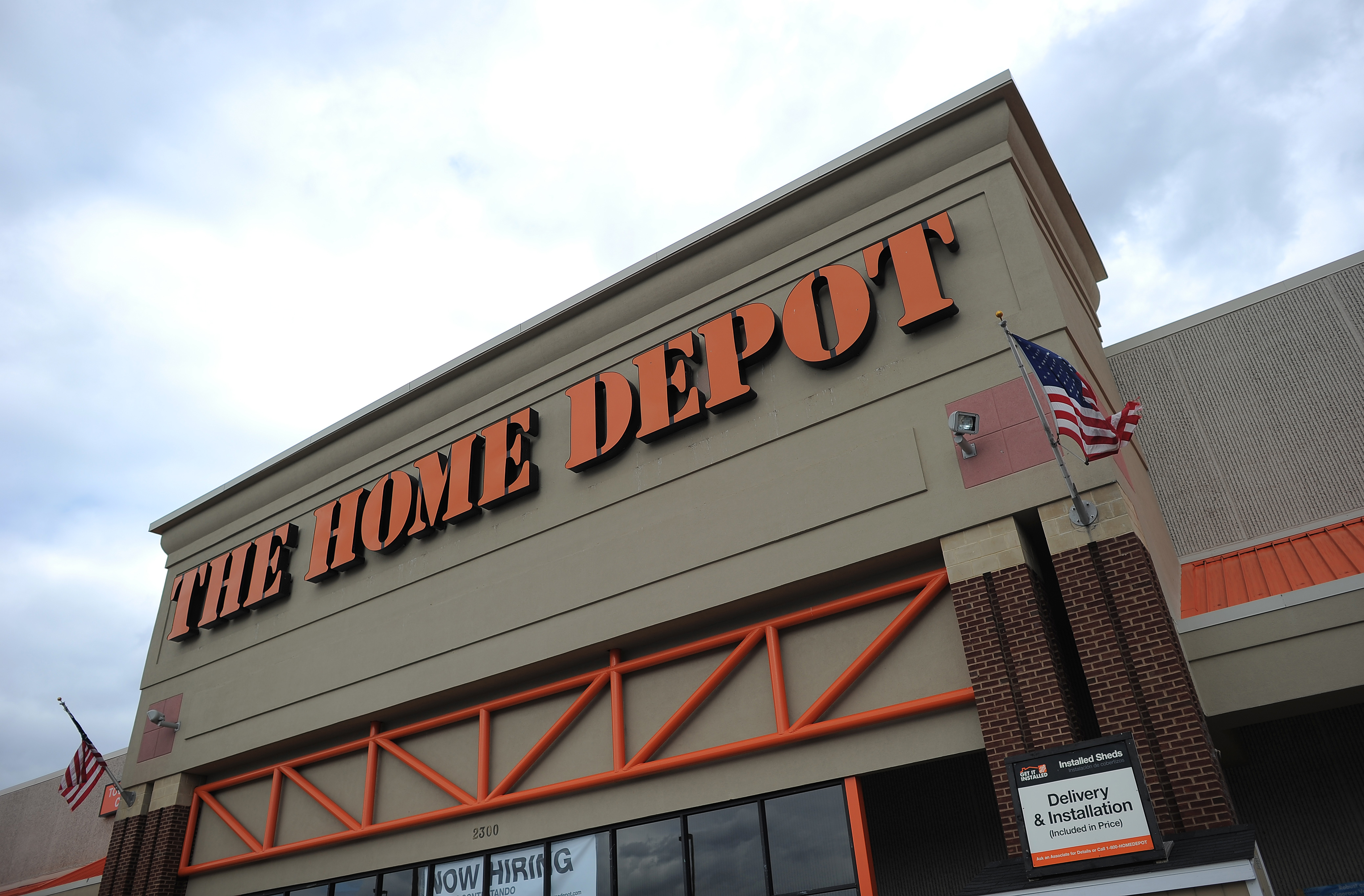 A Home Depot store is seen in Silver Spring, Maryland, on March 28. 2013. (Jewel Samad—AFP/Getty Images)