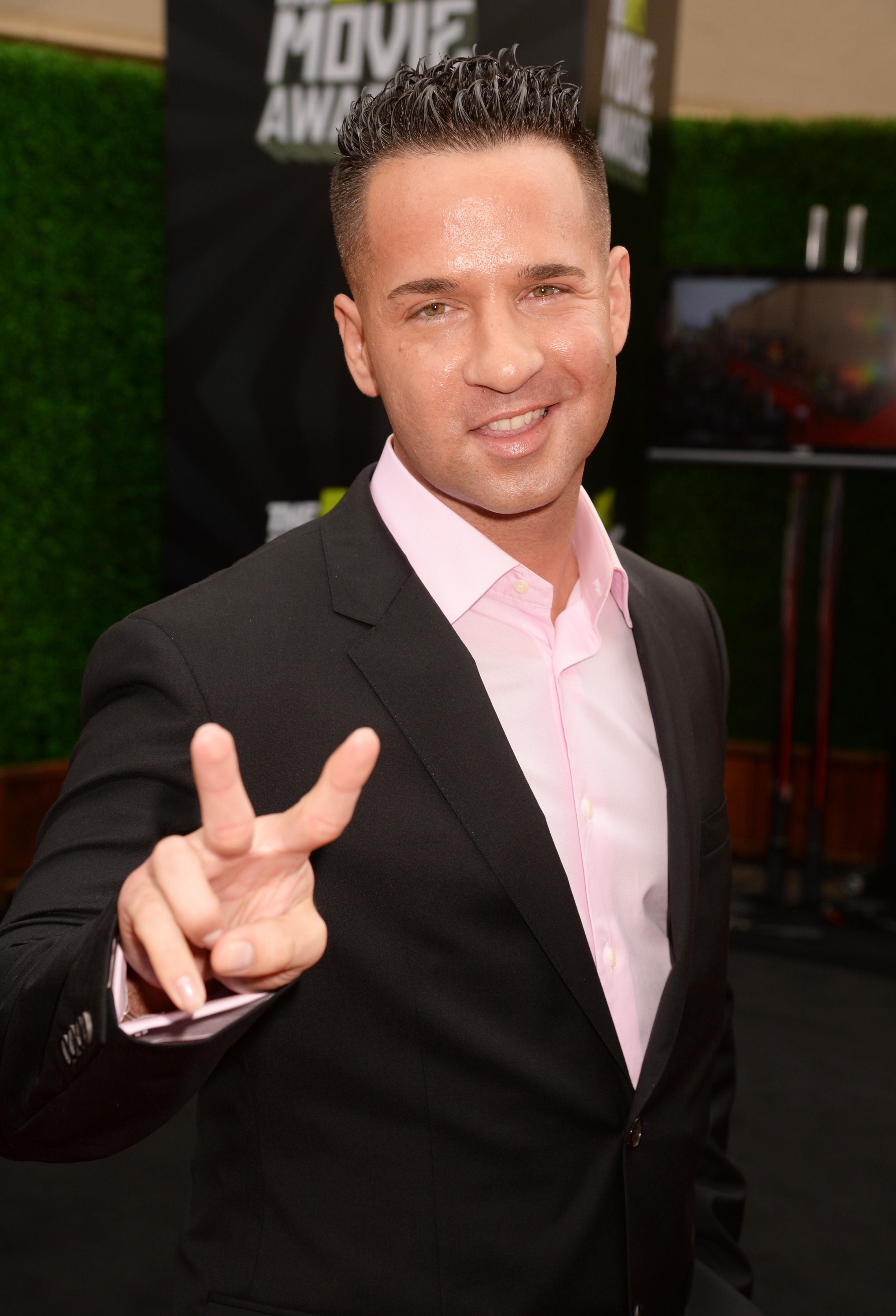 TV personality Mike 'The Situation' Sorrentino attends the 2013 MTV Movie Awards at Sony Pictures Studios on April 14, 2013 in Culver City, California. (Jeff Kravitz—FilmMagic)