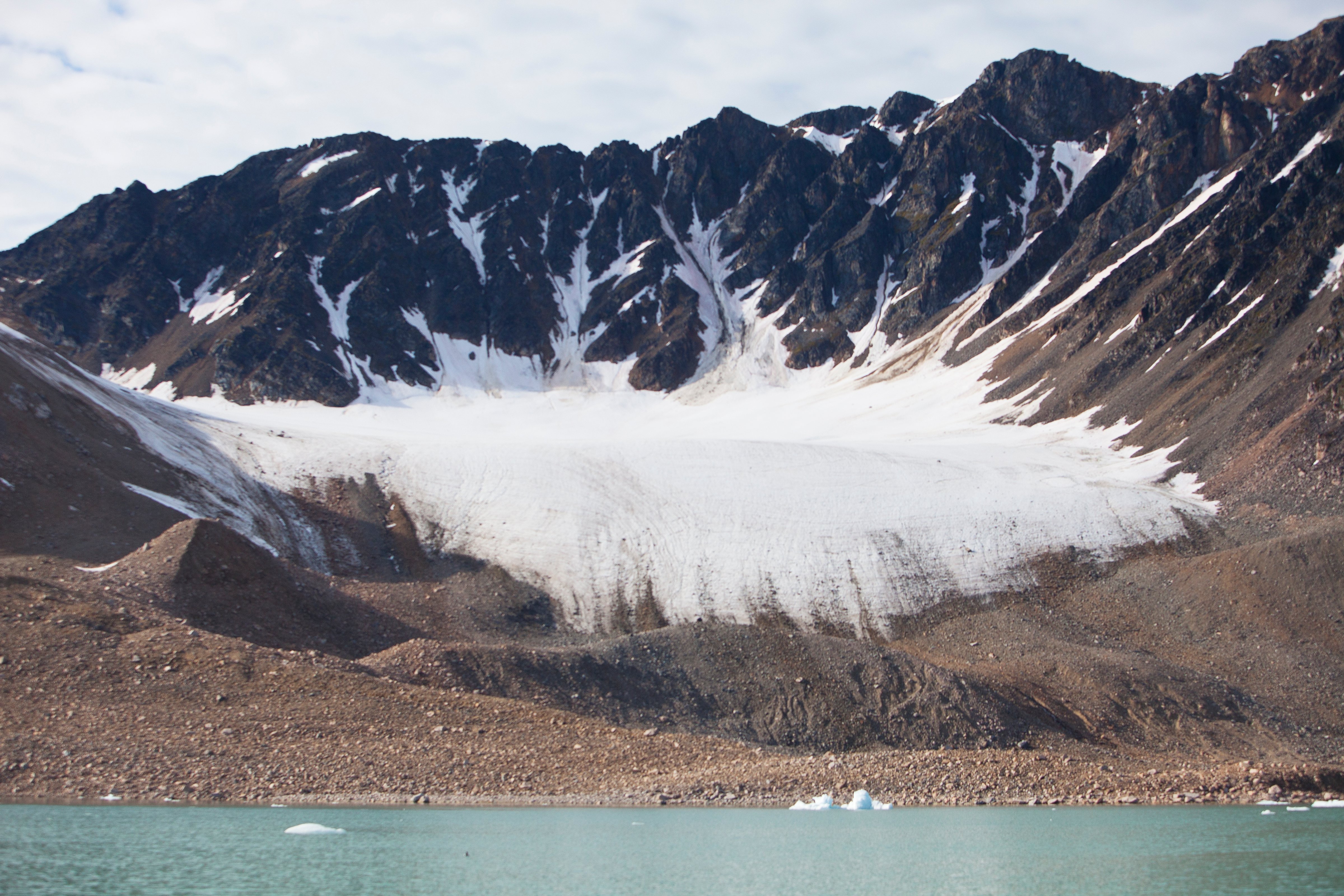 Retreating glacier in the Arctic (Anna Henly&mdash;Getty Images)