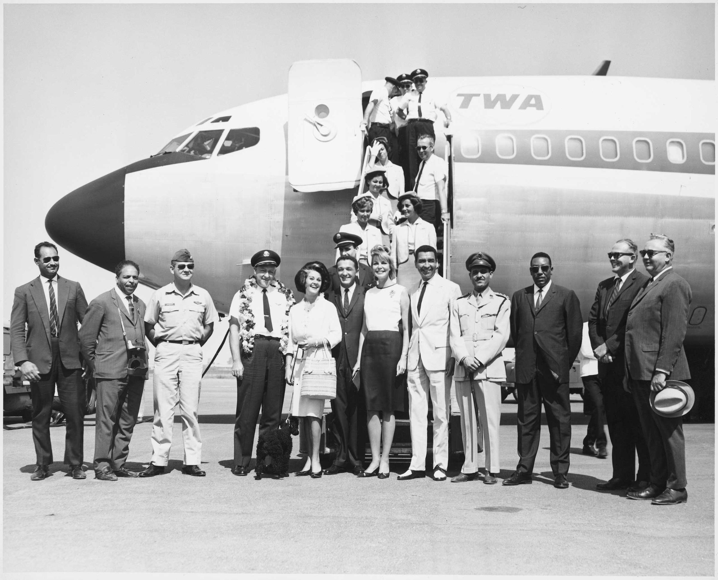 The maiden voyage for TWA service to Tripoli