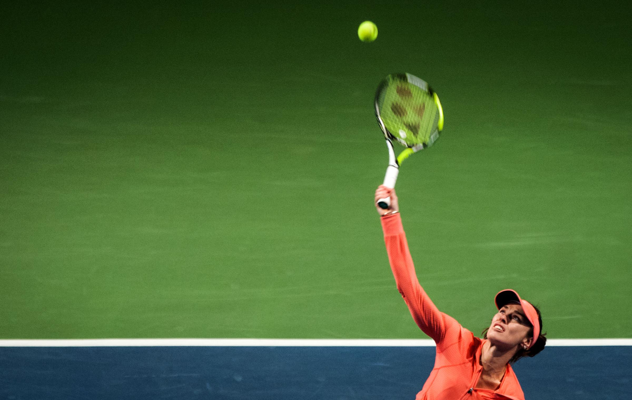 Martina Hingis Participates In Tennis Classic Exhibition Match