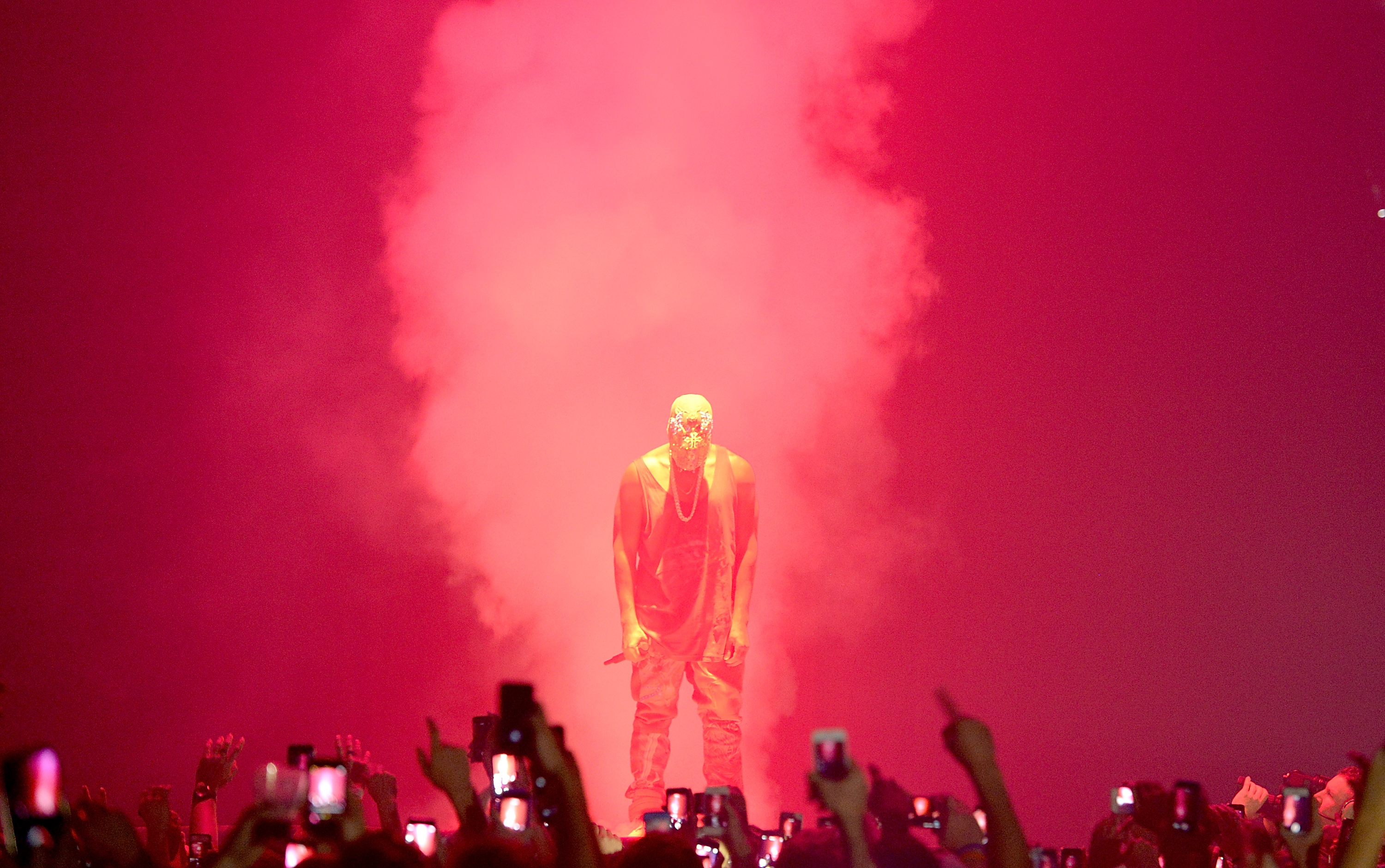 Kanye West performs live at Brisbane Entertainment Centre in Brisbane, Australia, on Sept. 15, 2014 (Bradley Kanaris—Getty Images)