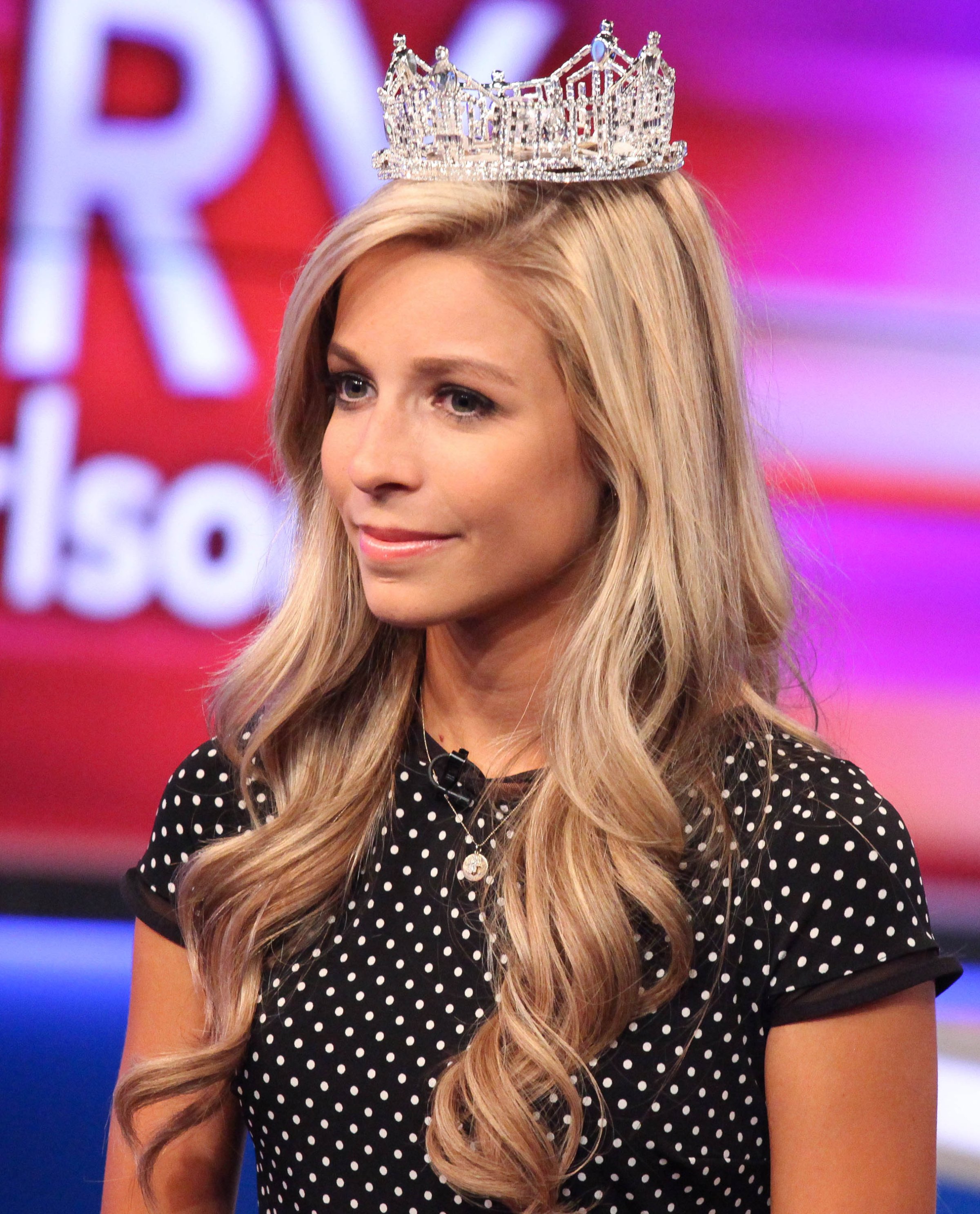 FOX News Anchor Gretchen Carlson Interviews Miss America 2015 Kira Kazantsev