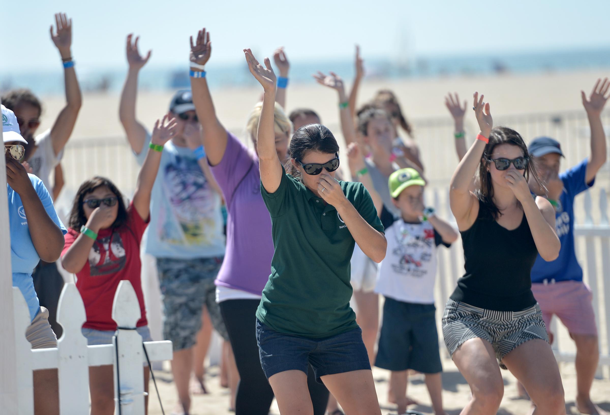 Mia Hamm And LeapFrog Attempt To Become GUINNESS WORLD RECORDS Record Holders In Celebration Of The launch Of The New LeapBand Activity Tracker For Kids At The First-Ever Fit Made Fun Day