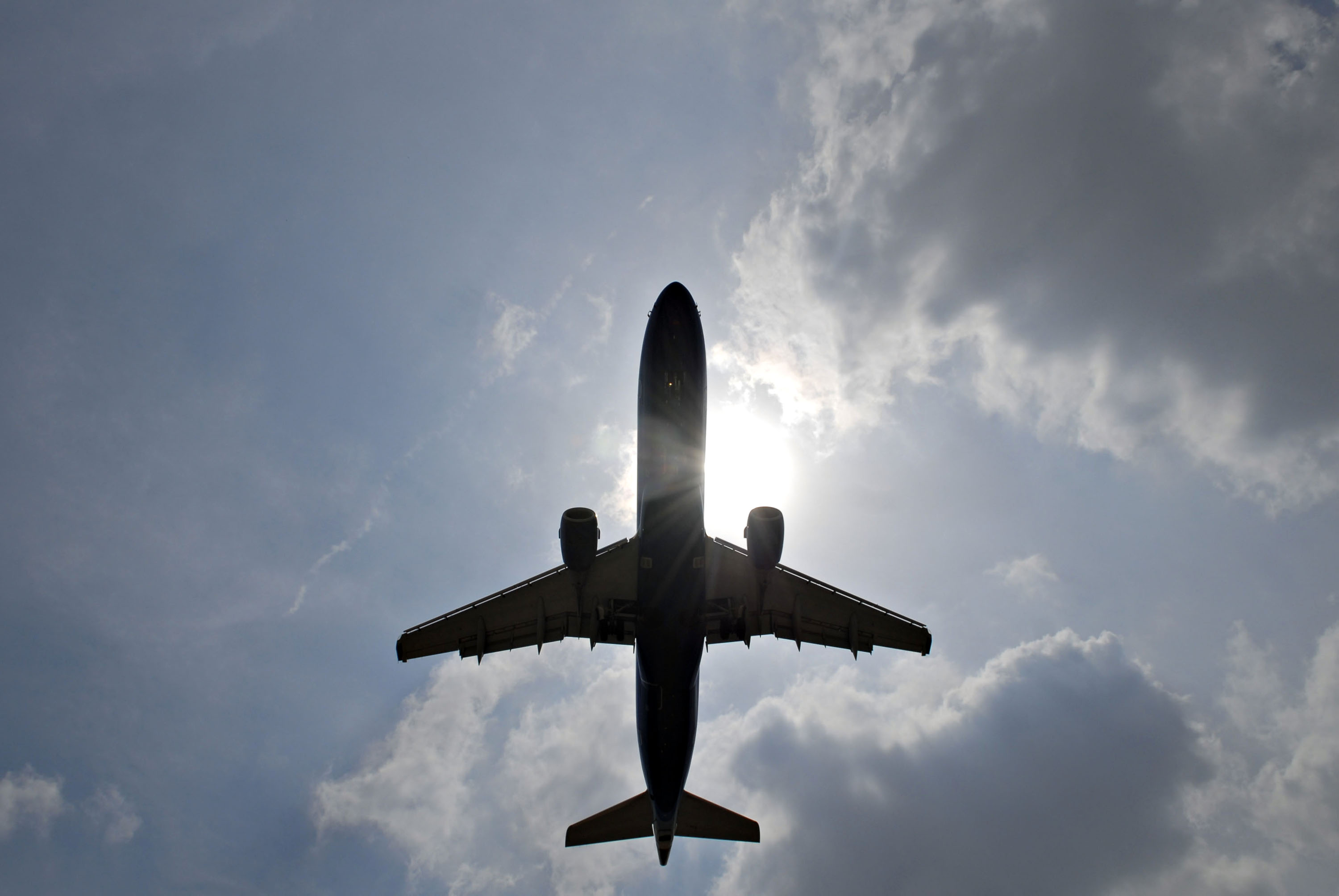 A jet lands at Hartsfield-Jackson International airport in A