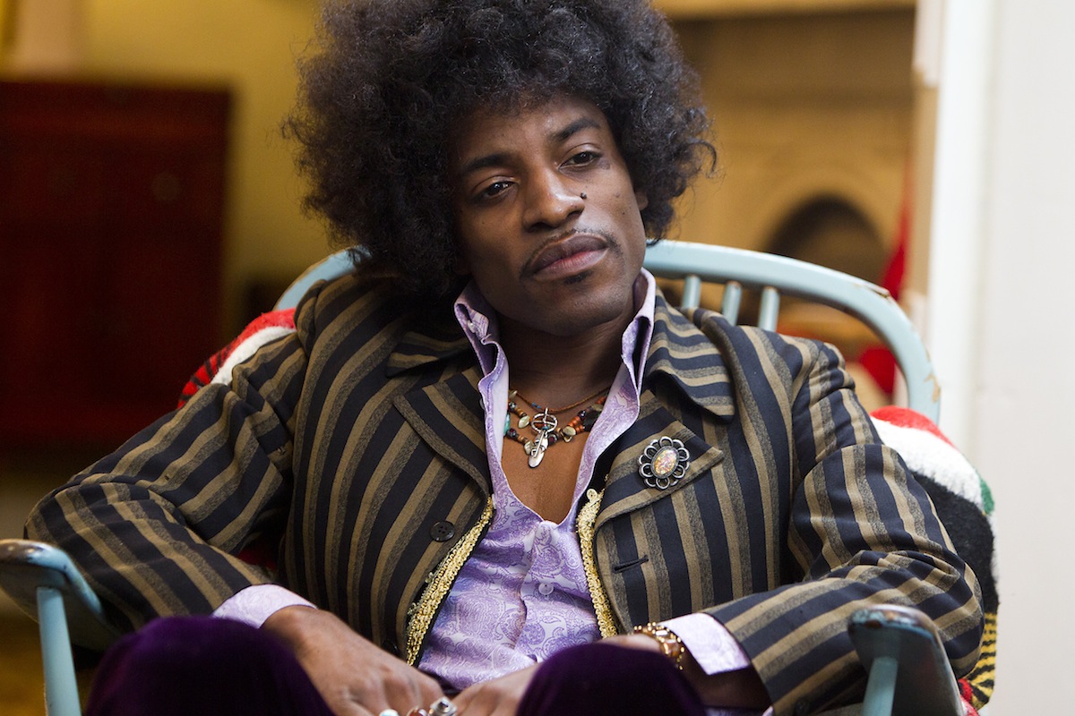 André Benjamin as Jimi Hendrix in 'All Is By My Side' (Patrick Redmond / XLrator Media)