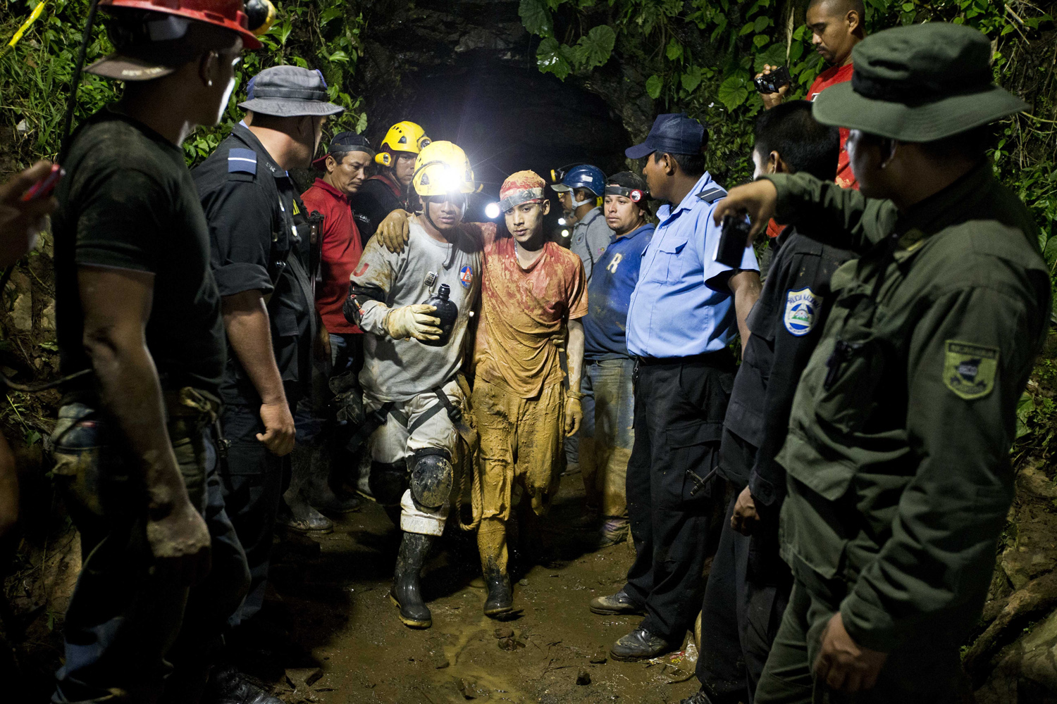 APTOPIX Nicaragua Miners Trapped