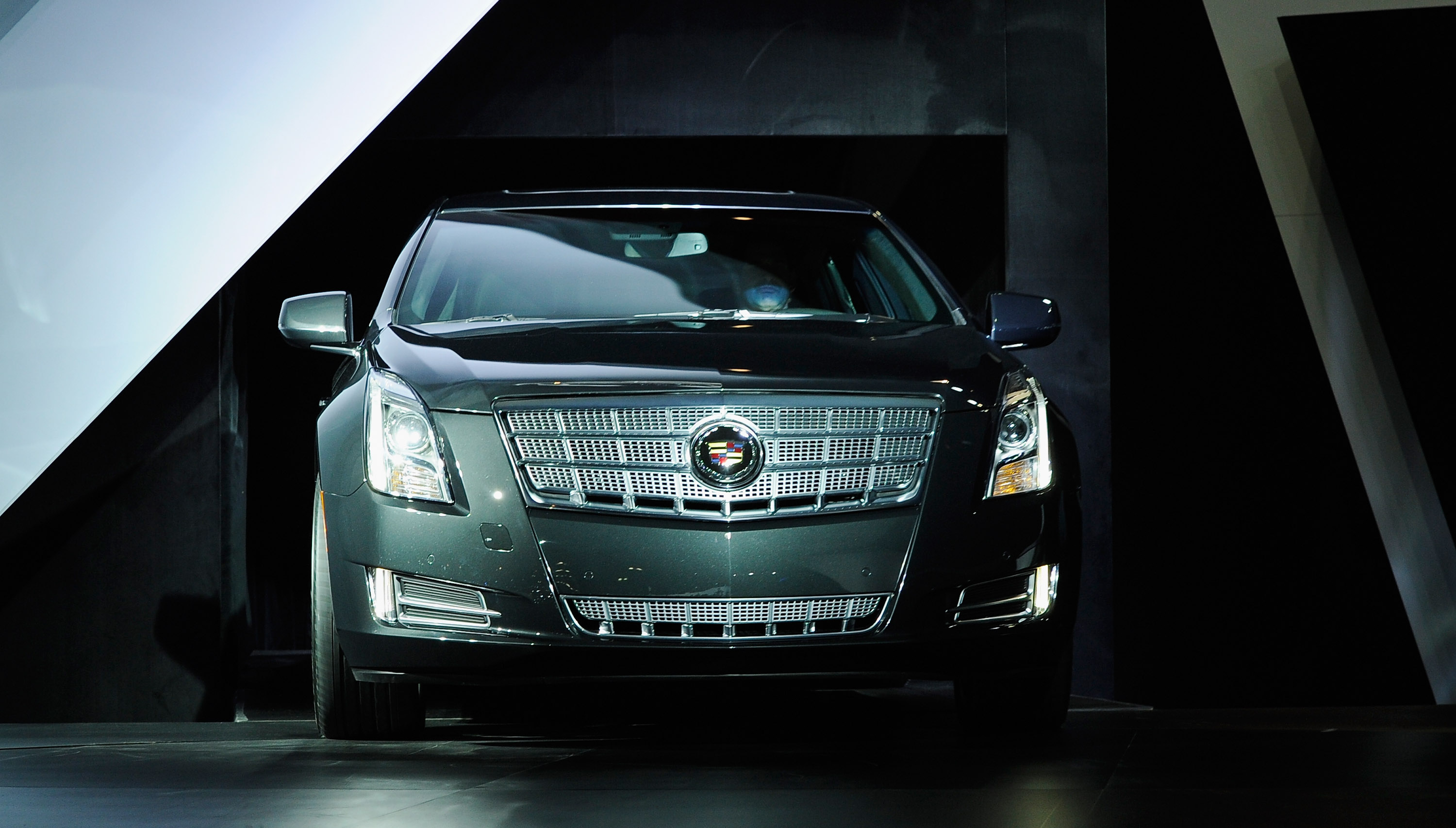 The Cadillac 2013 XTS is unveiled during the LA Auto Show on November 16, 2011 in Los Angeles. (Kevork Djansezian—Getty Images)