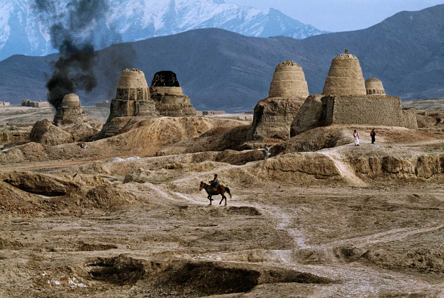 Brick kilns near Kandahar, Afghanistan