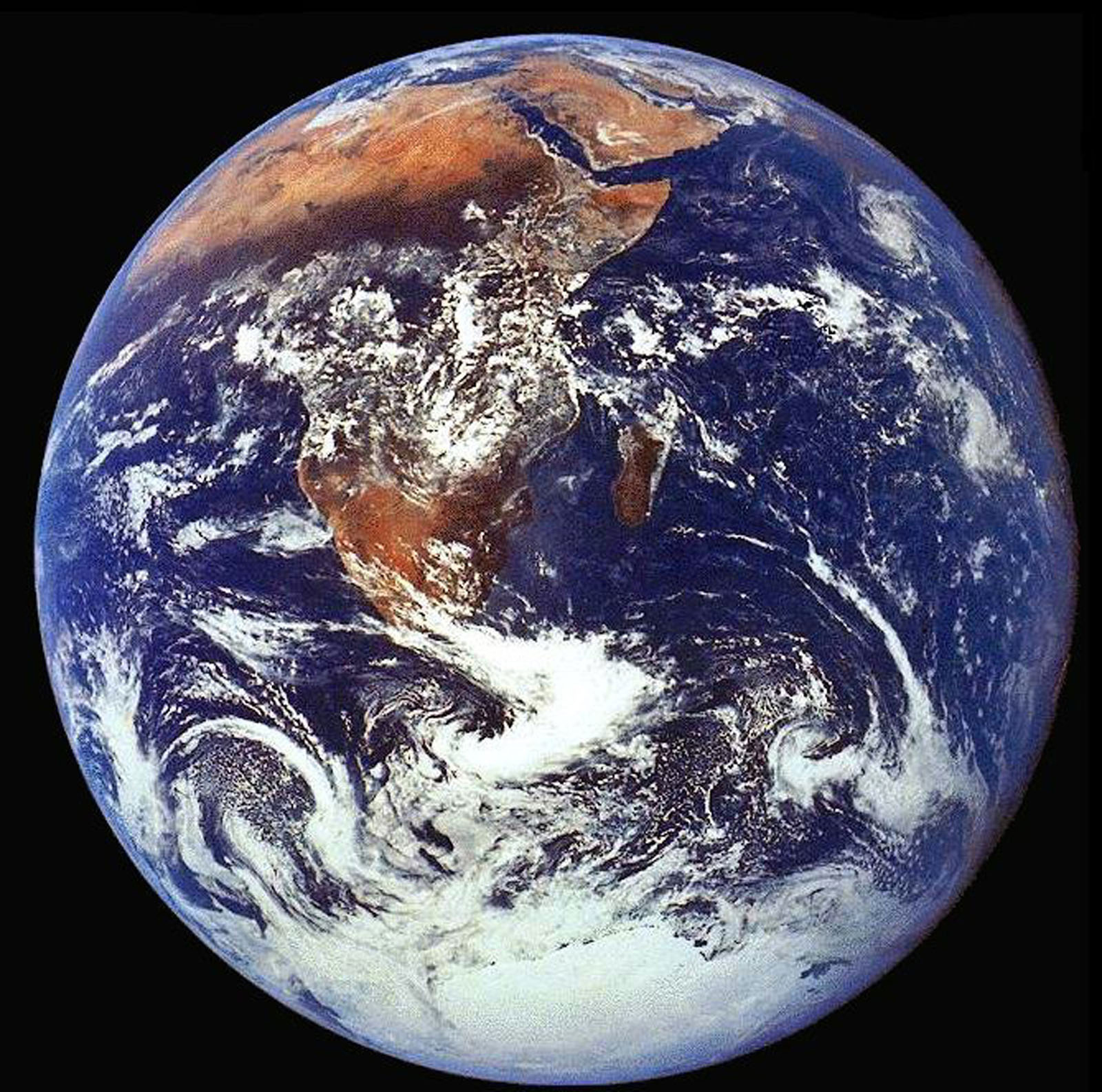 The Crew Of Apollo 17 Took This Photograph Of Earth In December 1972 While The Spacecraf