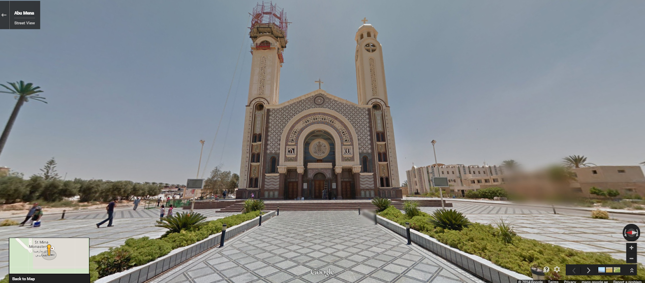 The Cathedral of Saint Mina in the Western Desert near Alexandria.