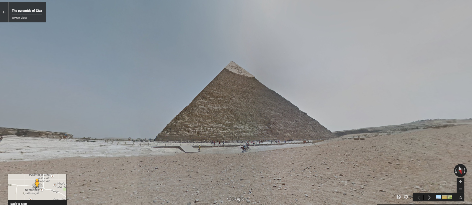 The Pyramid of Khafre in Giza.