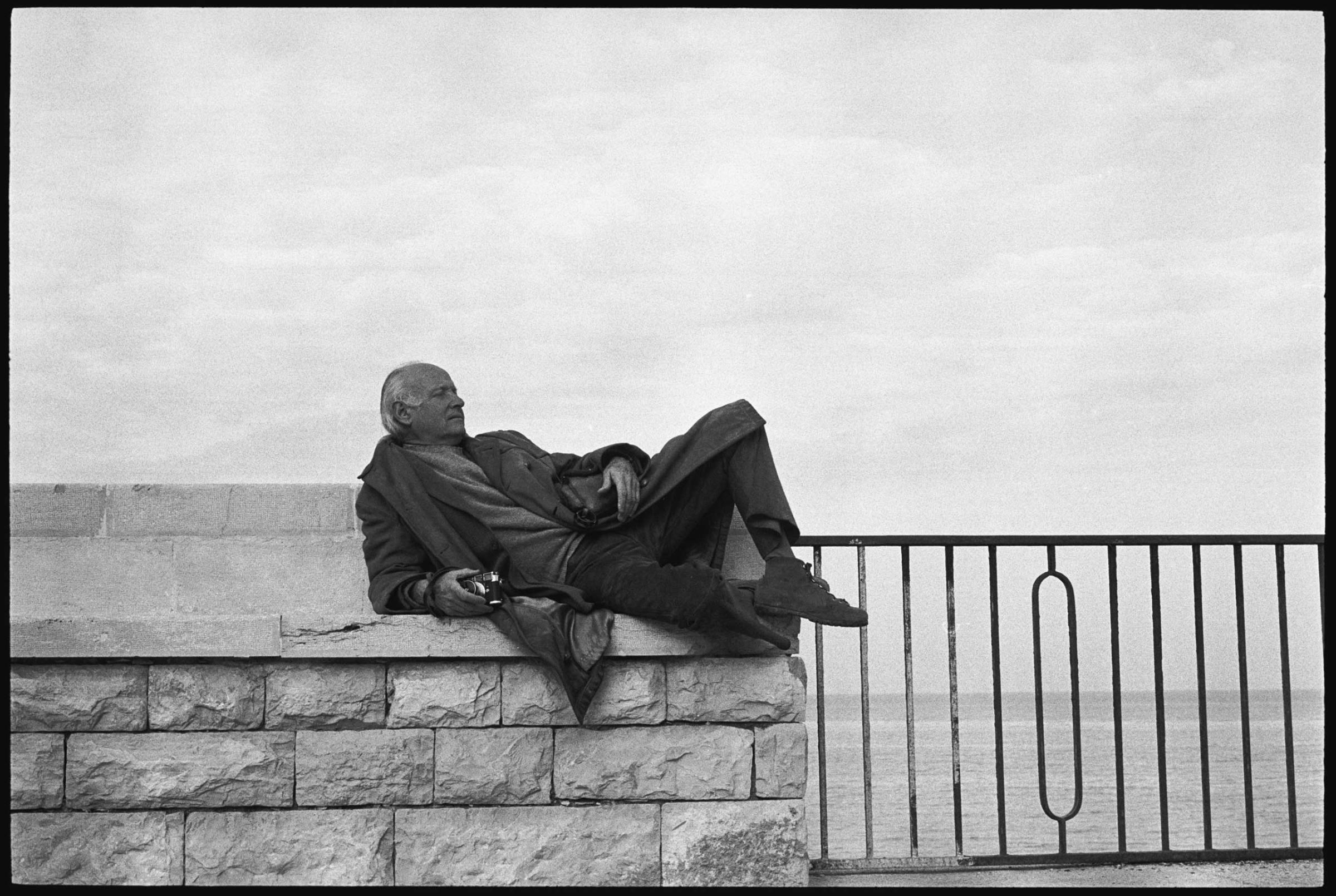 Henri Cartier-Bresson in Italy in 1971.