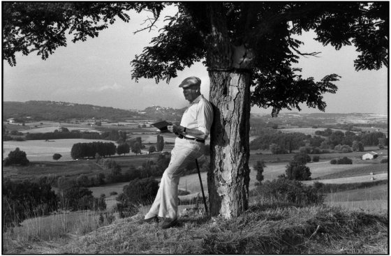 Henri Cartier-Bresson in Provence-Alpes-C™te d'Azur region, 1995.